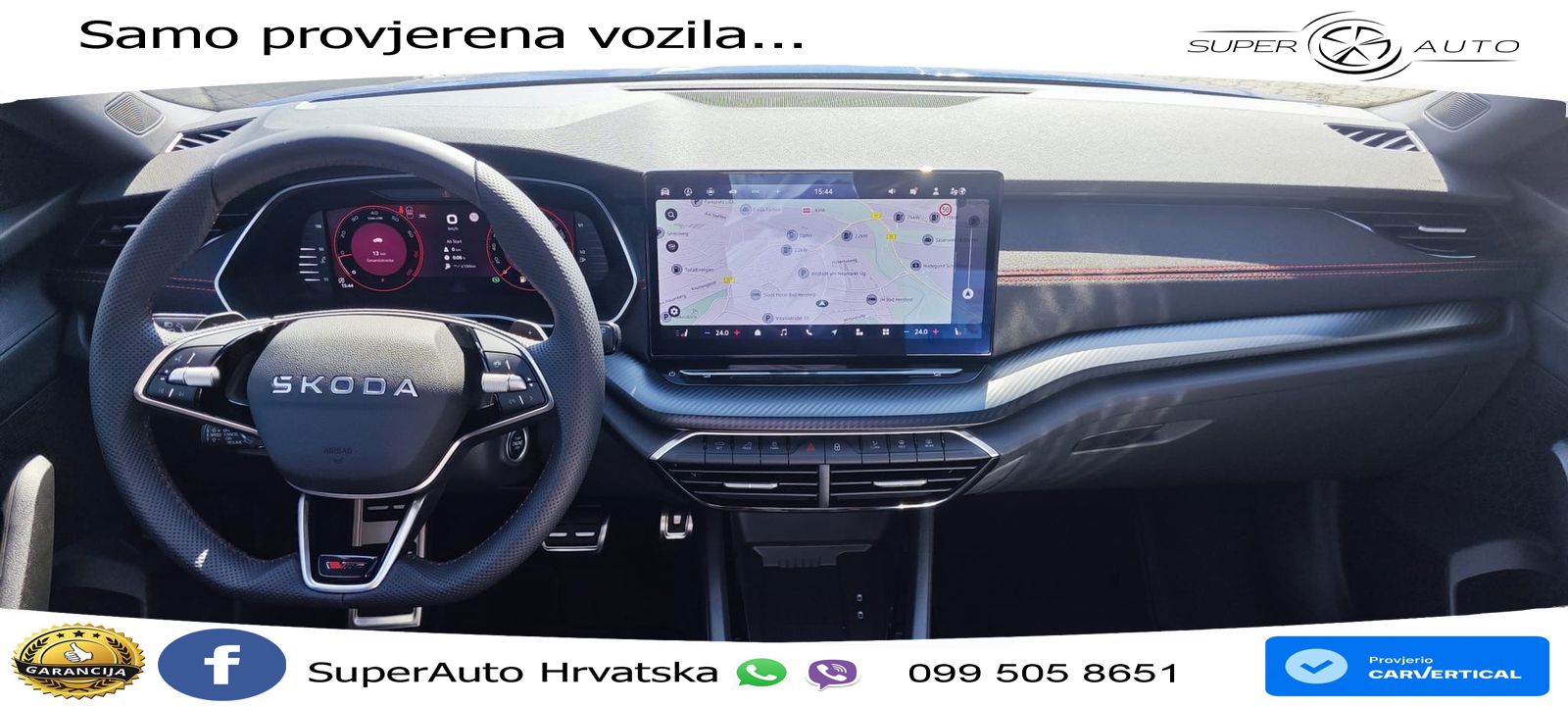 Škoda Octavia Combi RS 2.0 TSI (265 KS) DSG LED+GR SJED+ACC