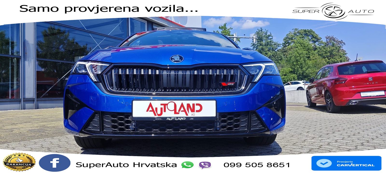 Škoda Octavia Combi RS 2.0 TSI (265 KS) DSG LED+GR SJED+ACC