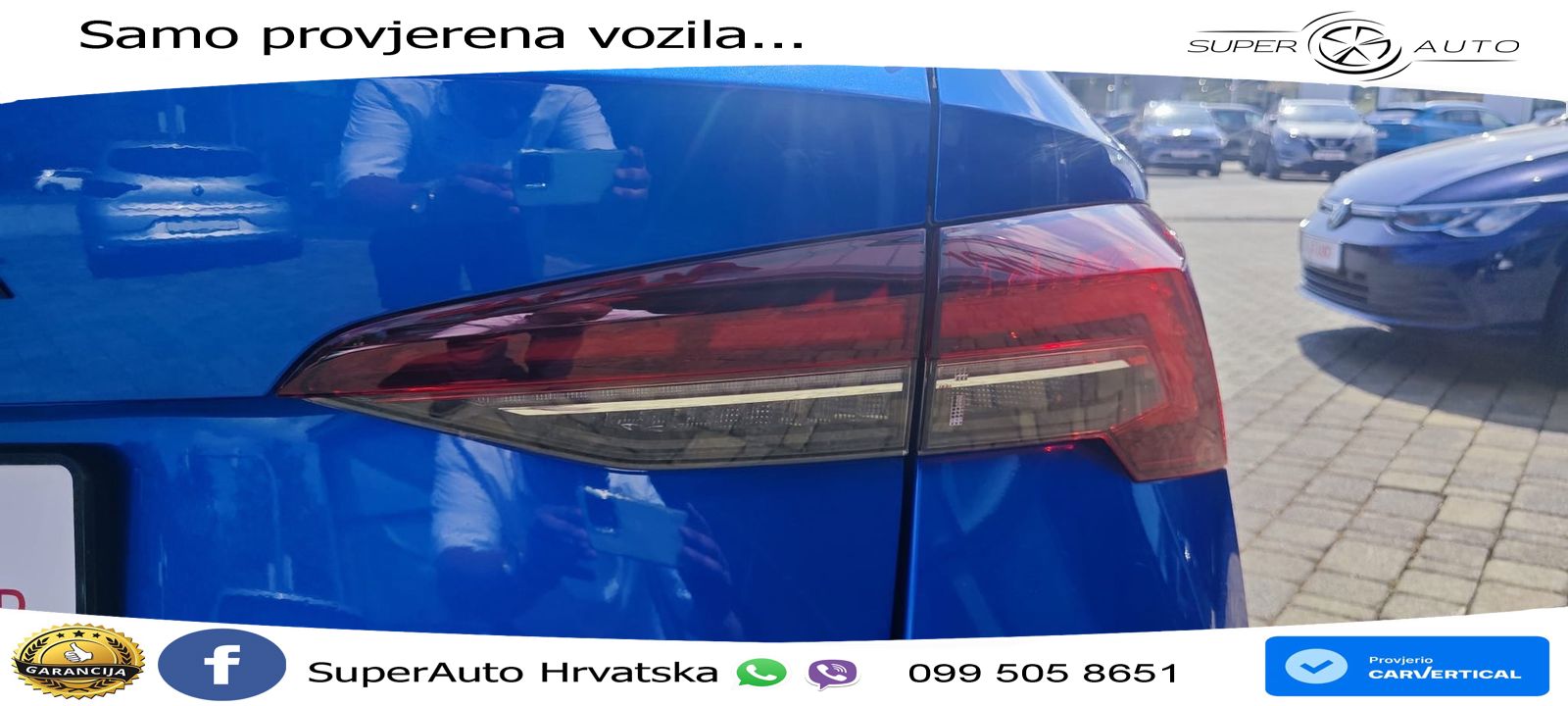 Škoda Octavia Combi RS 2.0 TSI (265 KS) DSG LED+GR SJED+ACC
