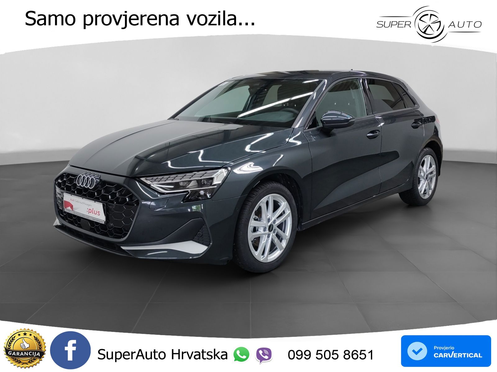 Audi A3 35 TFSI (150 KS) advanced LED+GR SJED+ACC