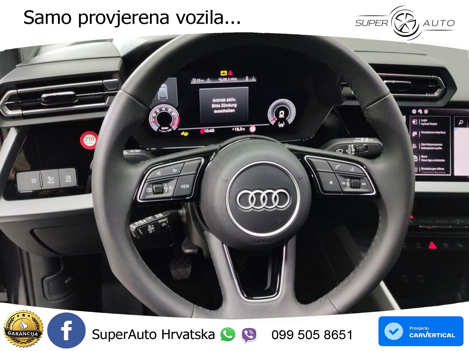 Audi A3 35 TFSI (150 KS) advanced LED+GR SJED+ACC