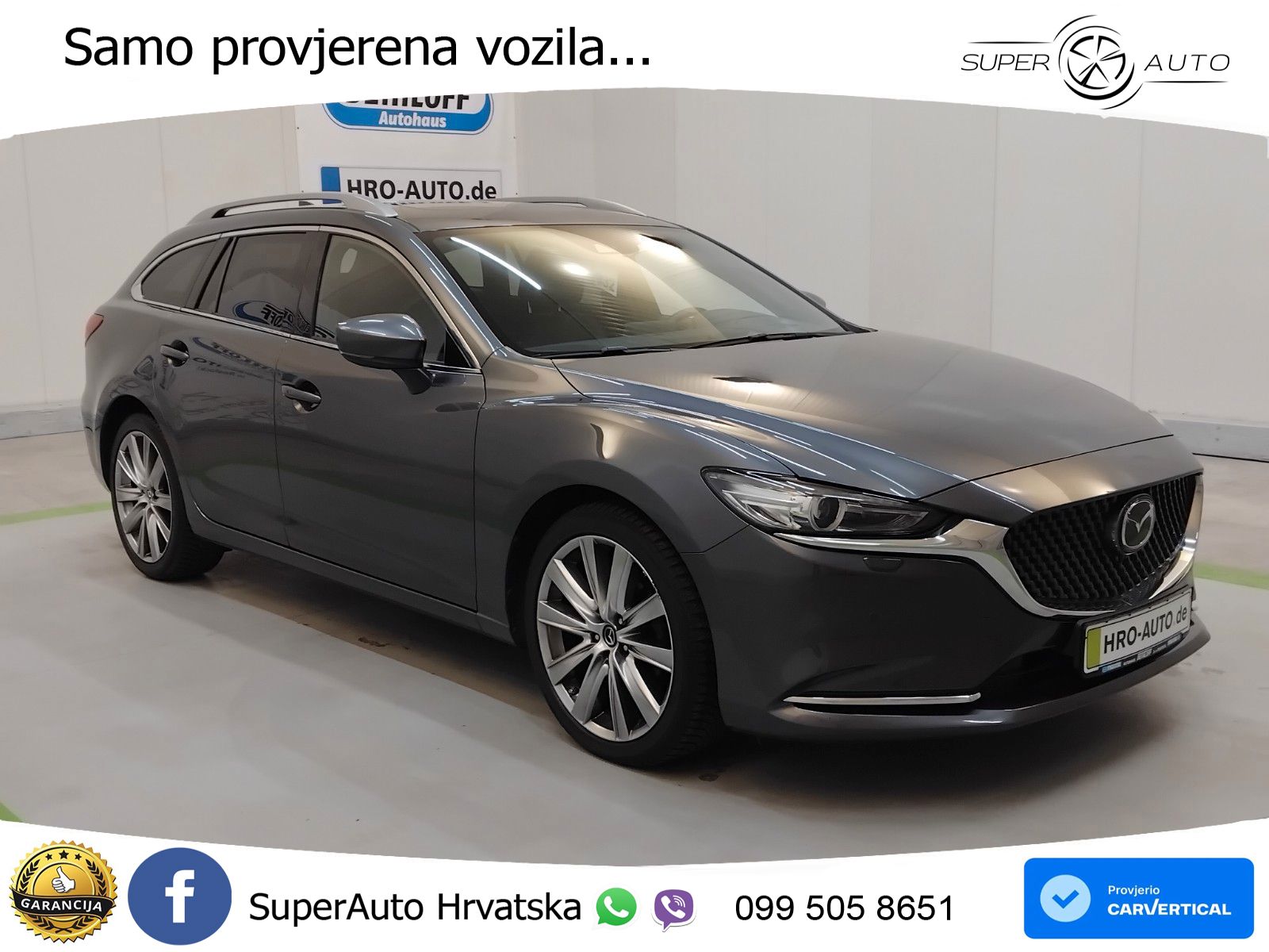 Mazda 6 Sport Combi 2.5 SKYACTIV-G (194 KS) SKYACTIV-Drive LED+GR SJED+ACC