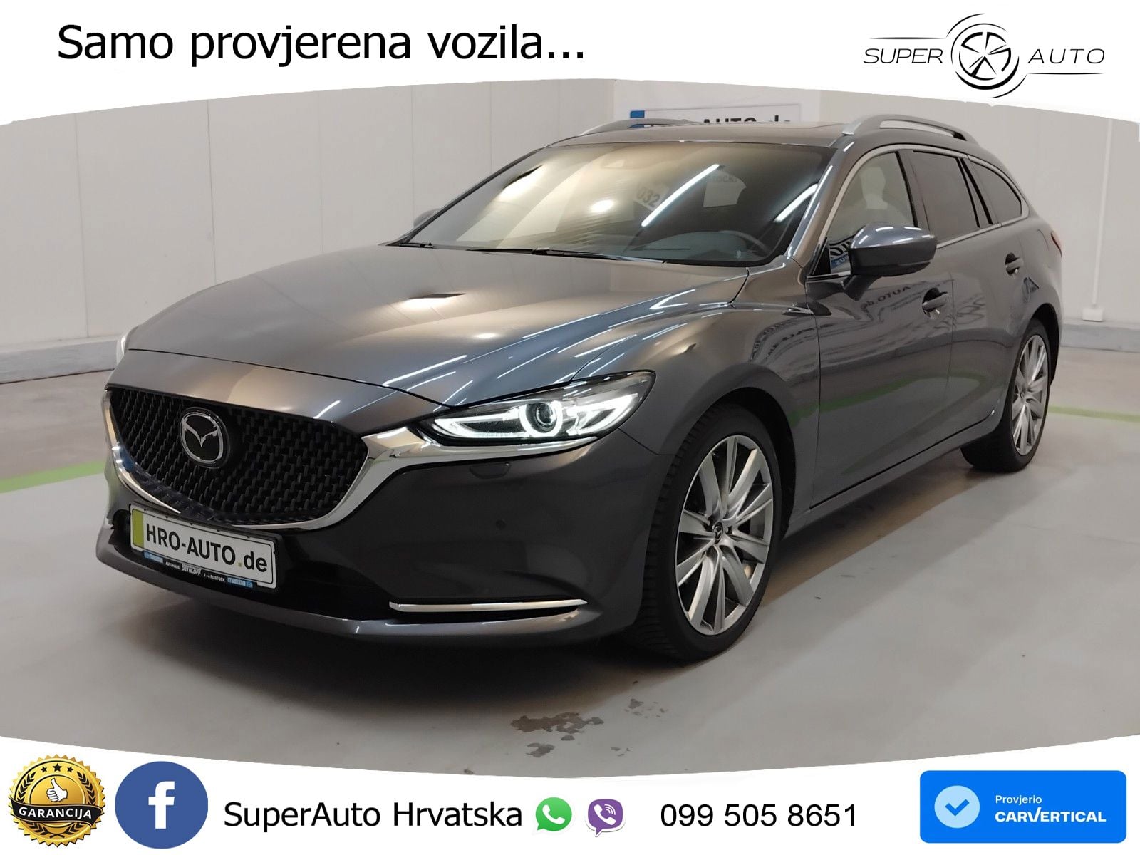 Mazda 6 Sport Combi 2.5 SKYACTIV-G (194 KS) SKYACTIV-Drive LED+GR SJED+ACC
