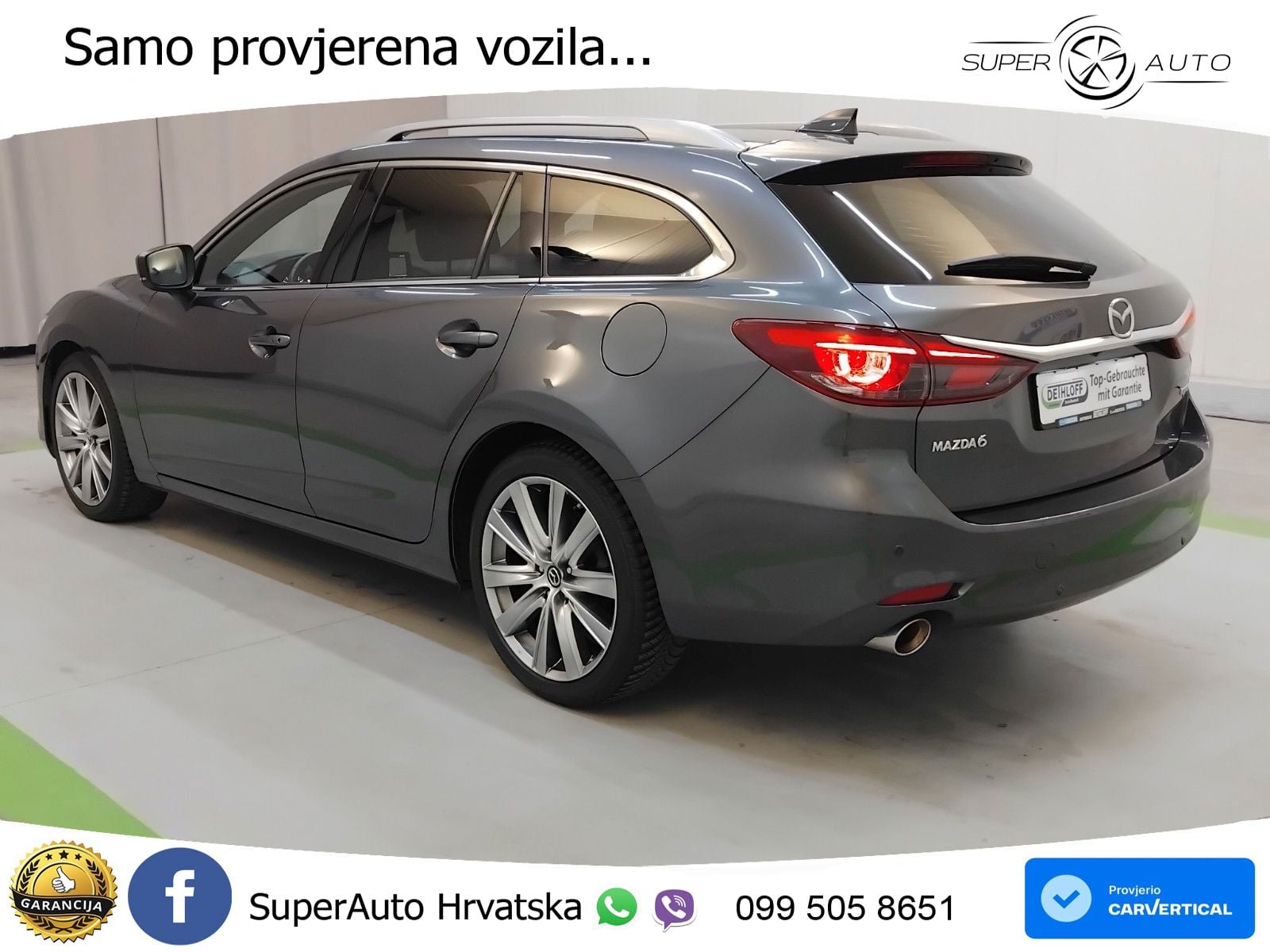 Mazda 6 Sport Combi 2.5 SKYACTIV-G (194 KS) SKYACTIV-Drive LED+GR SJED+ACC