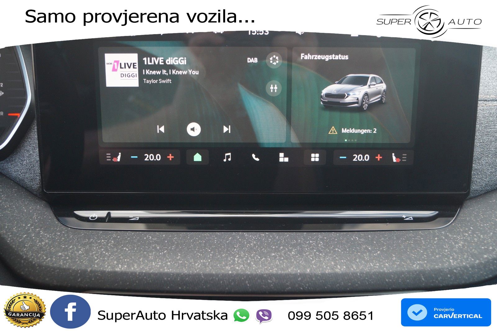 Škoda Octavia Combi 1.5 TSI (150 KS) LED+GR SJED+ACC