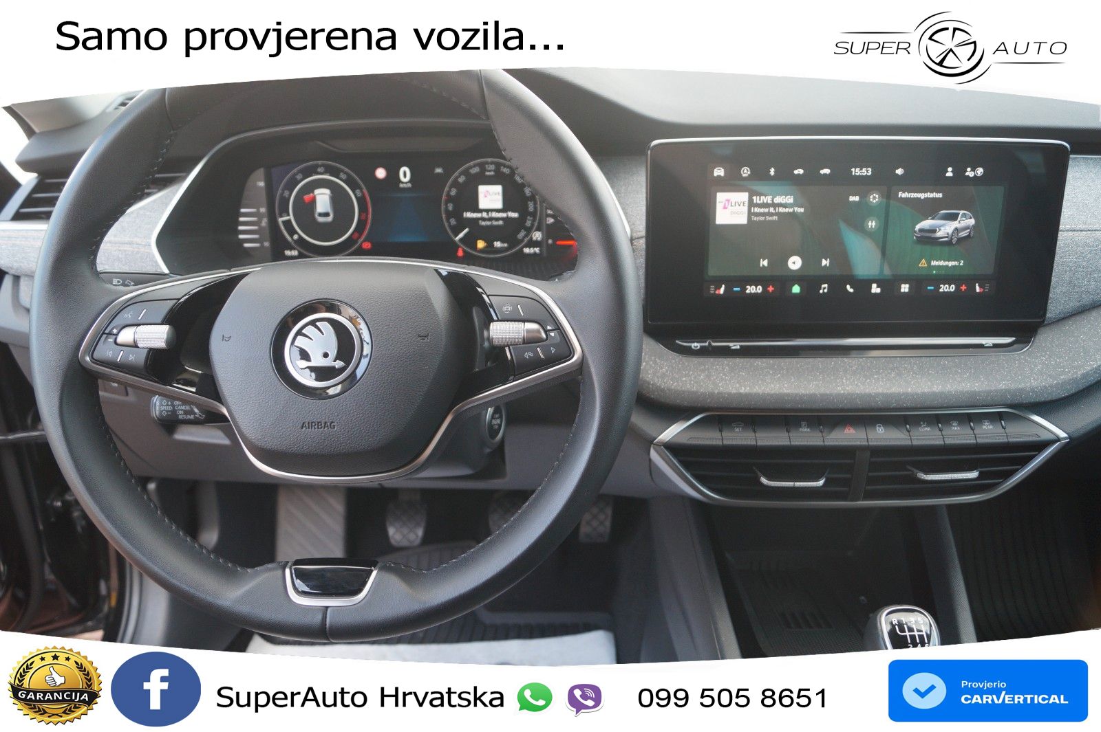 Škoda Octavia Combi 1.5 TSI (150 KS) LED+GR SJED+ACC