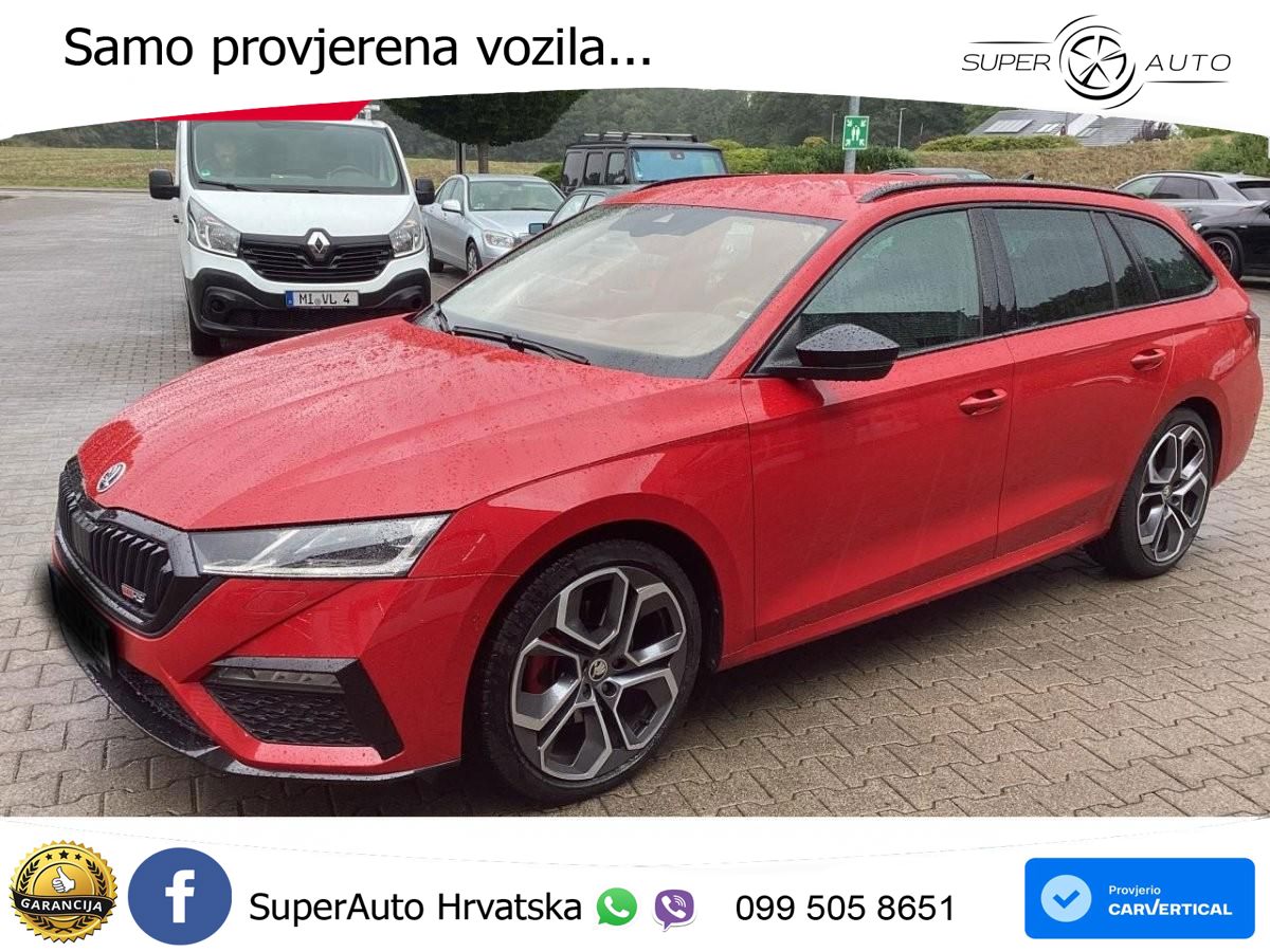 Škoda Octavia Combi RS 2.0 TDI (200 KS) 4x4 DSG MATRIX+GR SJED+KAM