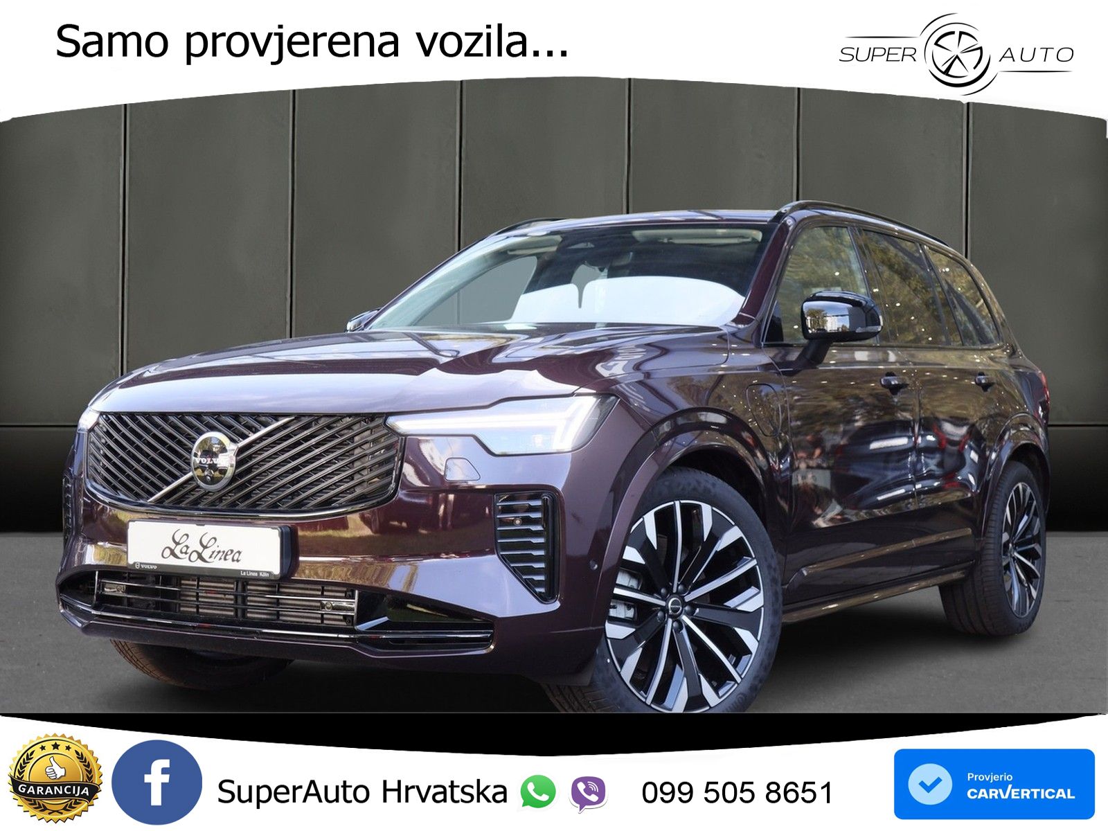 Volvo XC90 2.0 T8 AWD Automatic ZRAČNI+ACC+GR SJED+KAM+PANO