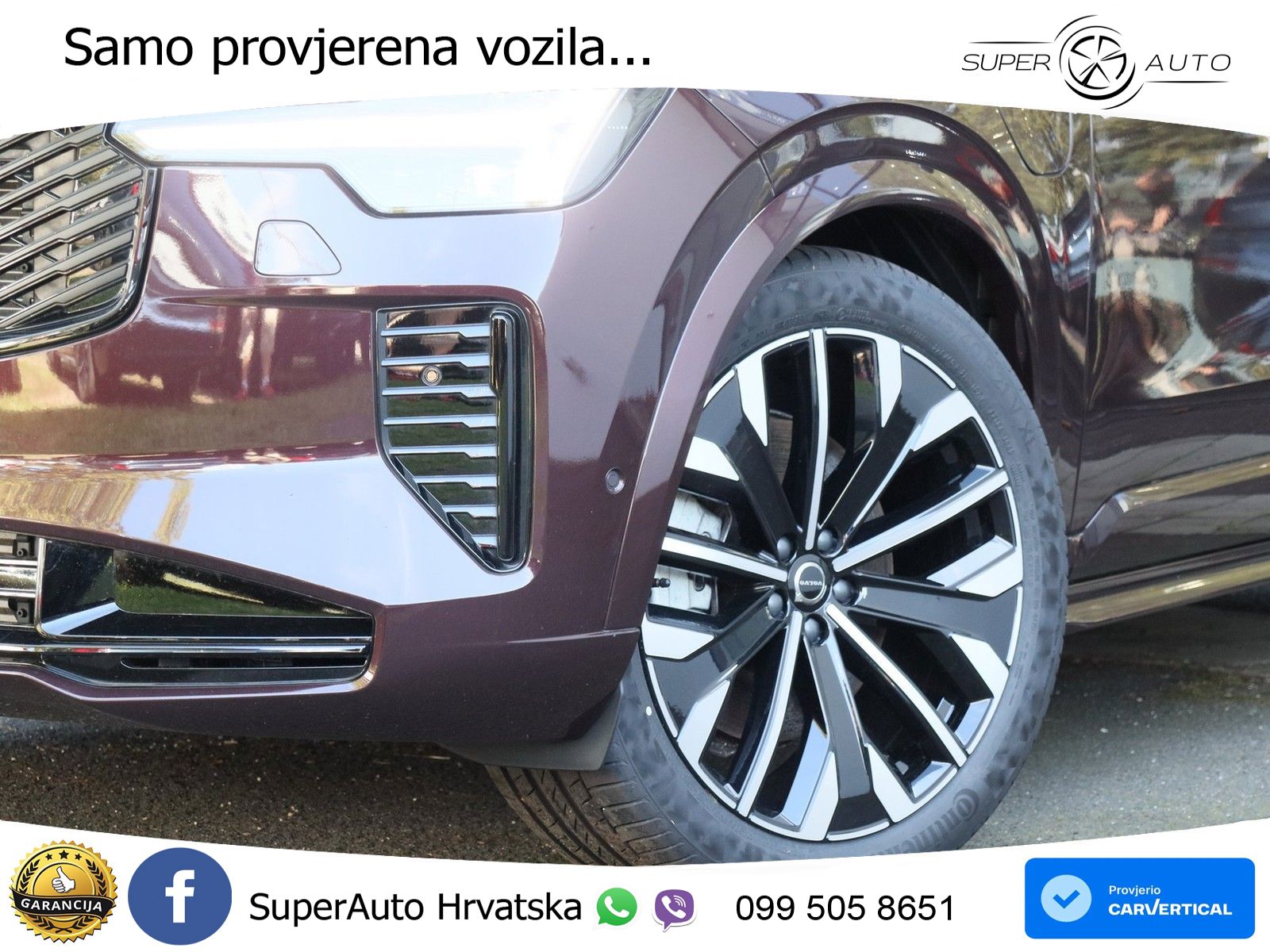 Volvo XC90 2.0 T8 AWD Automatic ZRAČNI+ACC+GR SJED+KAM+PANO