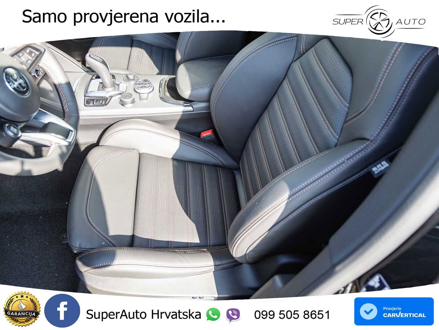Alfa Romeo Stelvio 2.0 Turbo (280 KS) Q4 Automatic LED+GR SJED+ACC