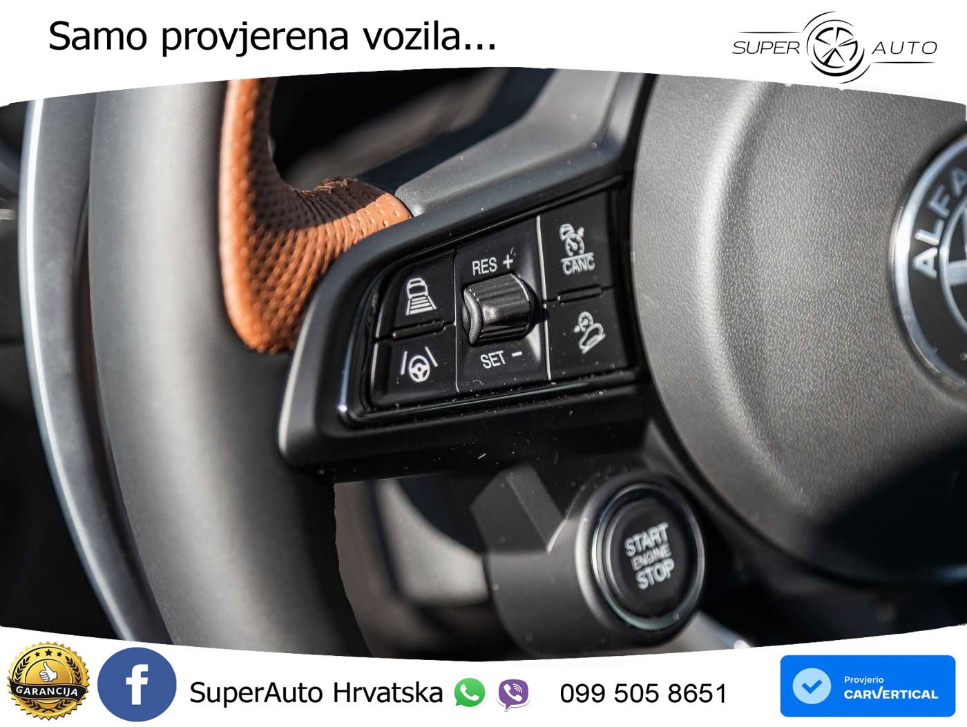 Alfa Romeo Stelvio 2.0 Turbo (280 KS) Q4 Automatic LED+GR SJED+ACC