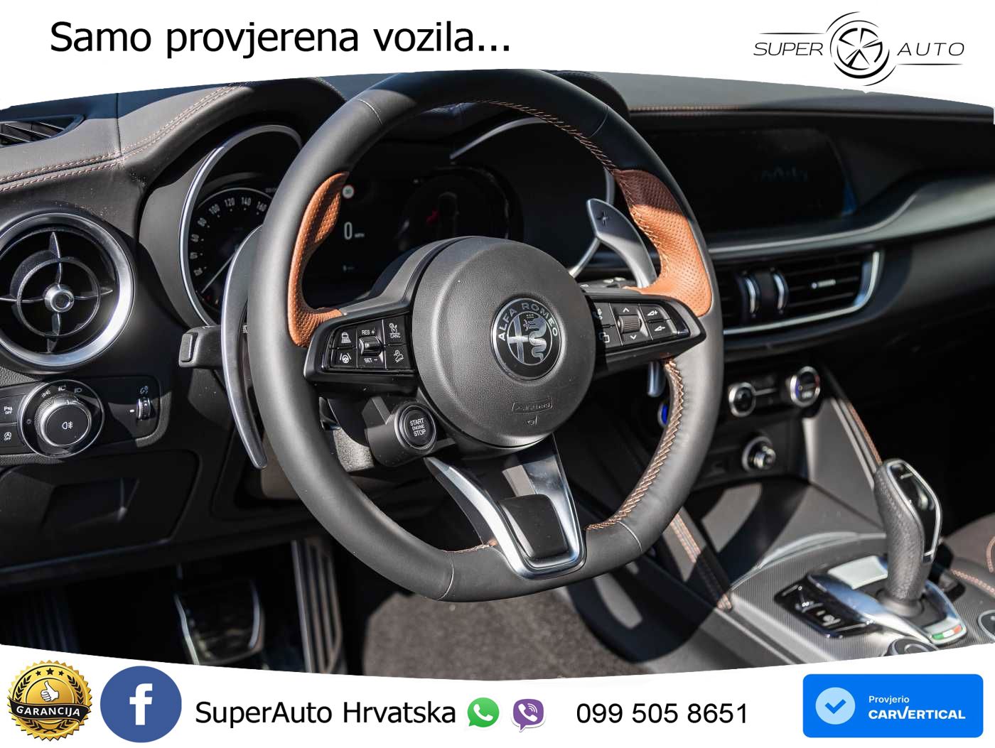 Alfa Romeo Stelvio 2.0 Turbo (280 KS) Q4 Automatic LED+GR SJED+ACC
