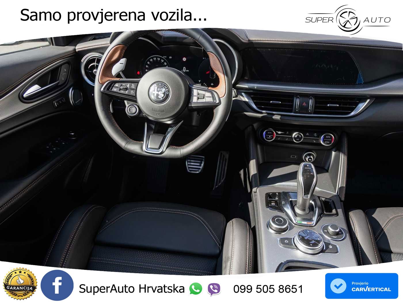 Alfa Romeo Stelvio 2.0 Turbo (280 KS) Q4 Automatic LED+GR SJED+ACC