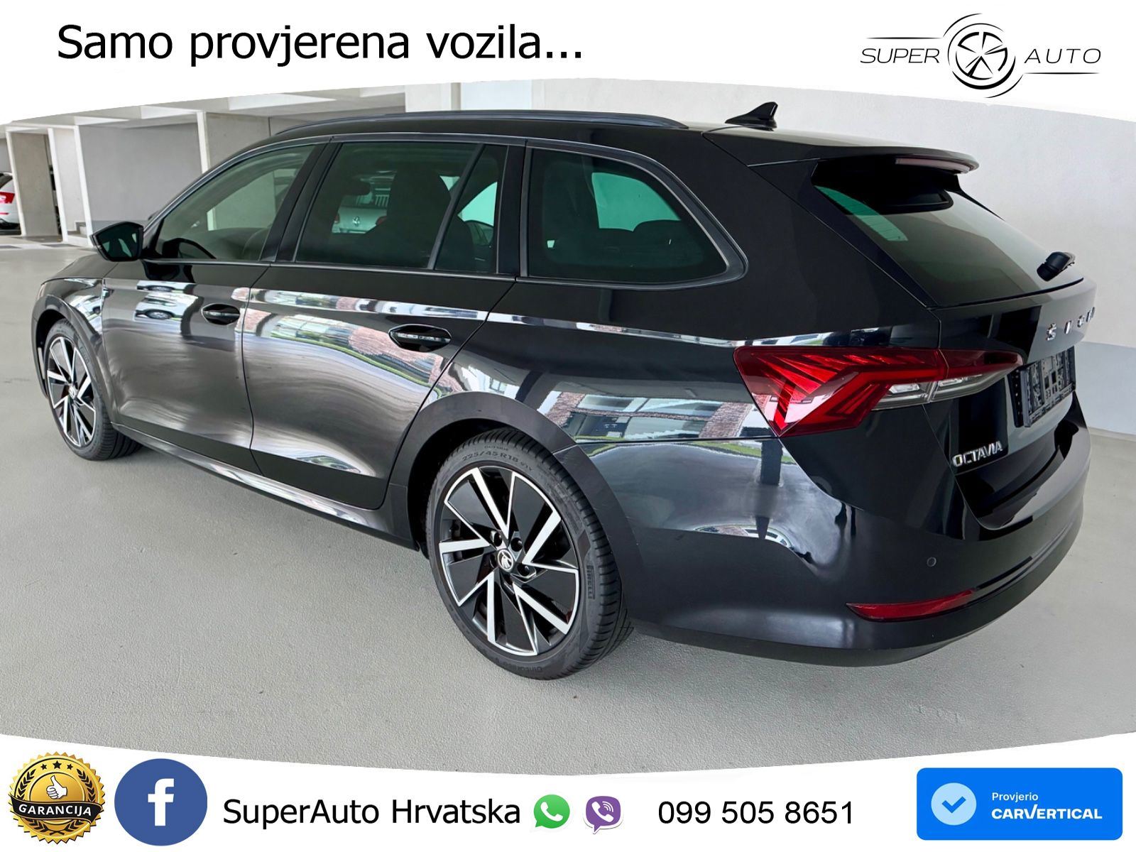 Škoda Octavia Combi 2.0 TDI (150 KS) DSG LED+GR SJED+ACC
