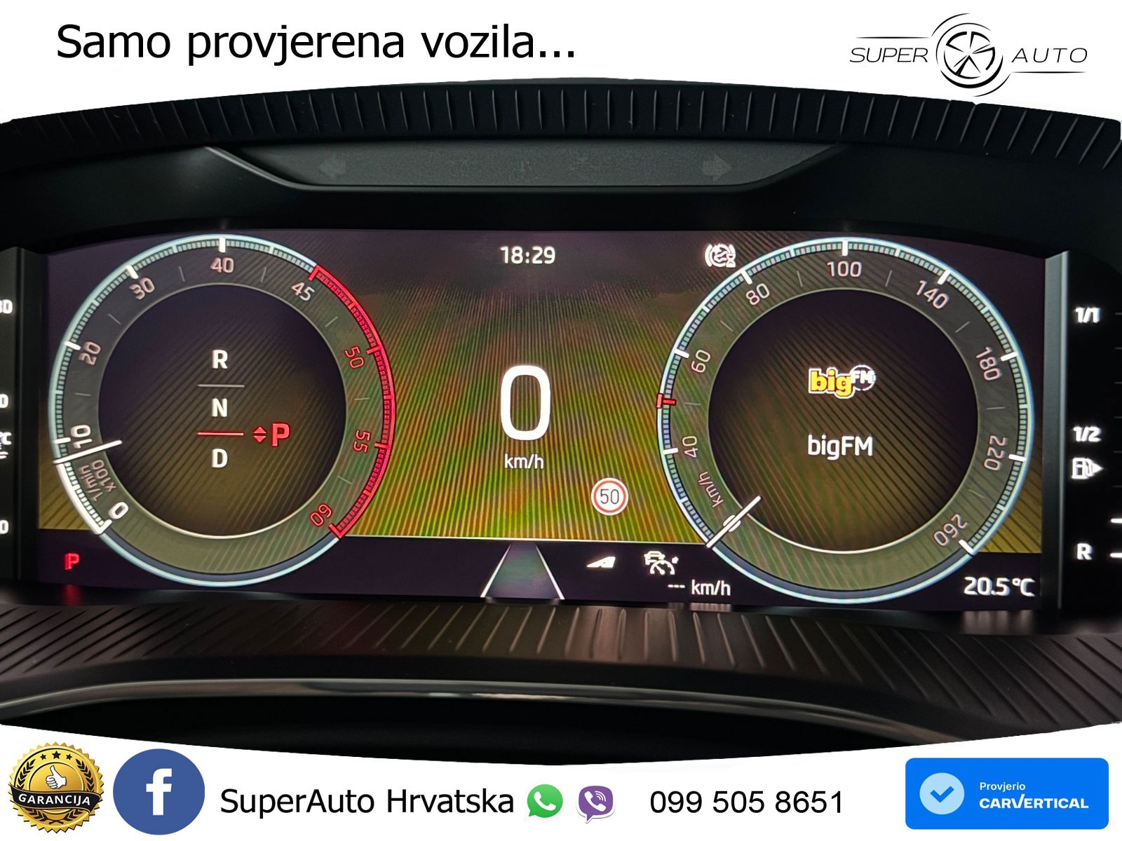 Škoda Octavia Combi 2.0 TDI (150 KS) DSG LED+GR SJED+ACC
