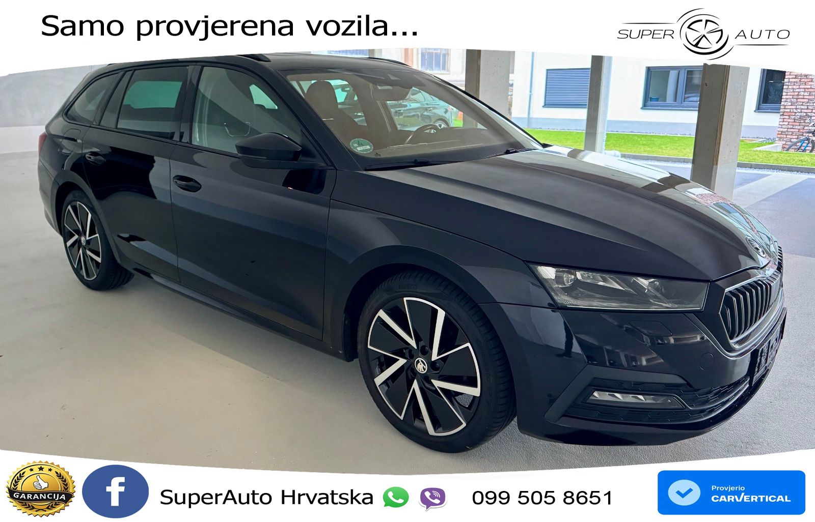 Škoda Octavia Combi 2.0 TDI (150 KS) DSG LED+GR SJED+ACC