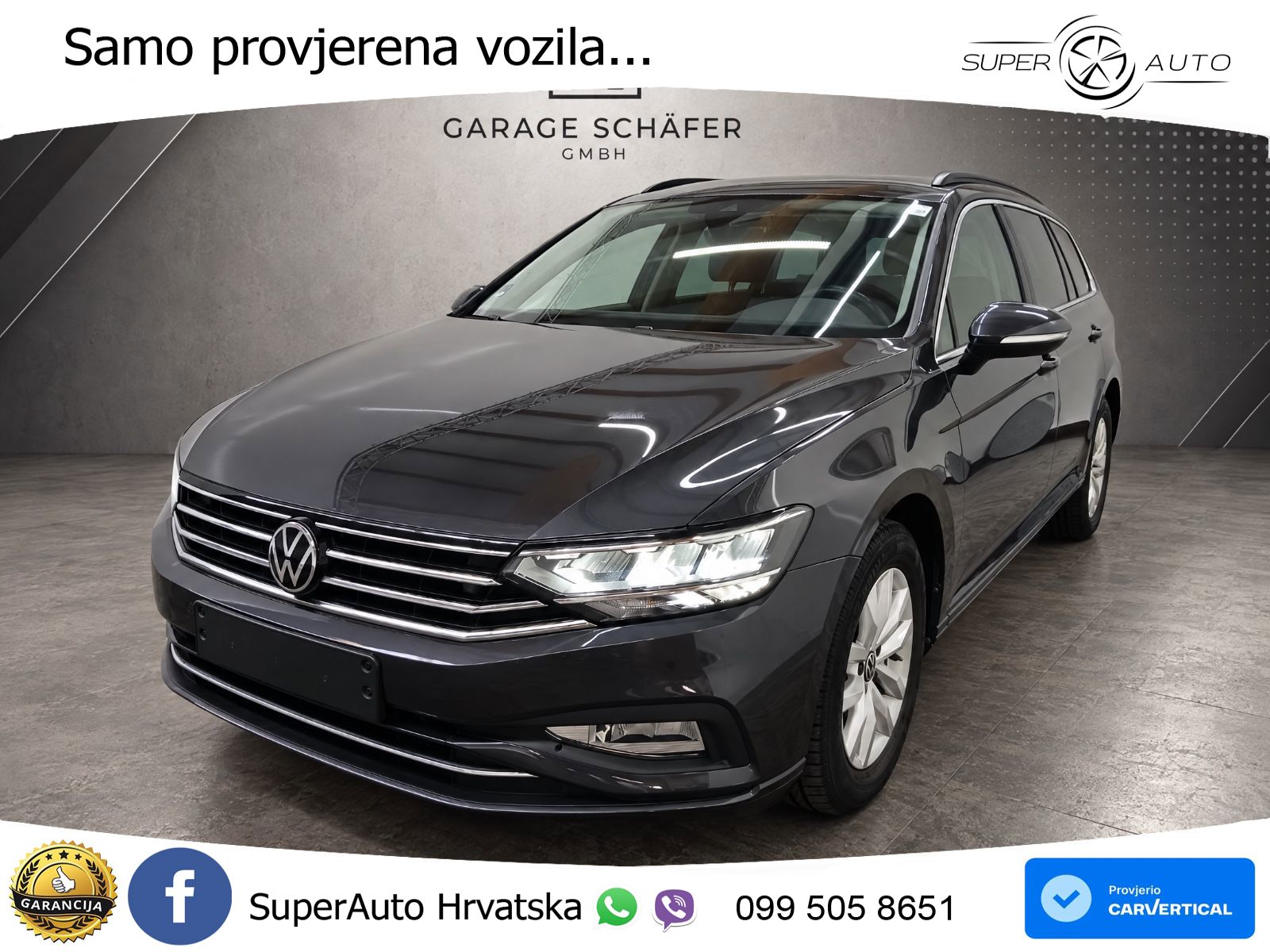 Volkswagen Passat Variant 2.0 TDI (150 KS) DSG Business LED+GR SJED+ACC