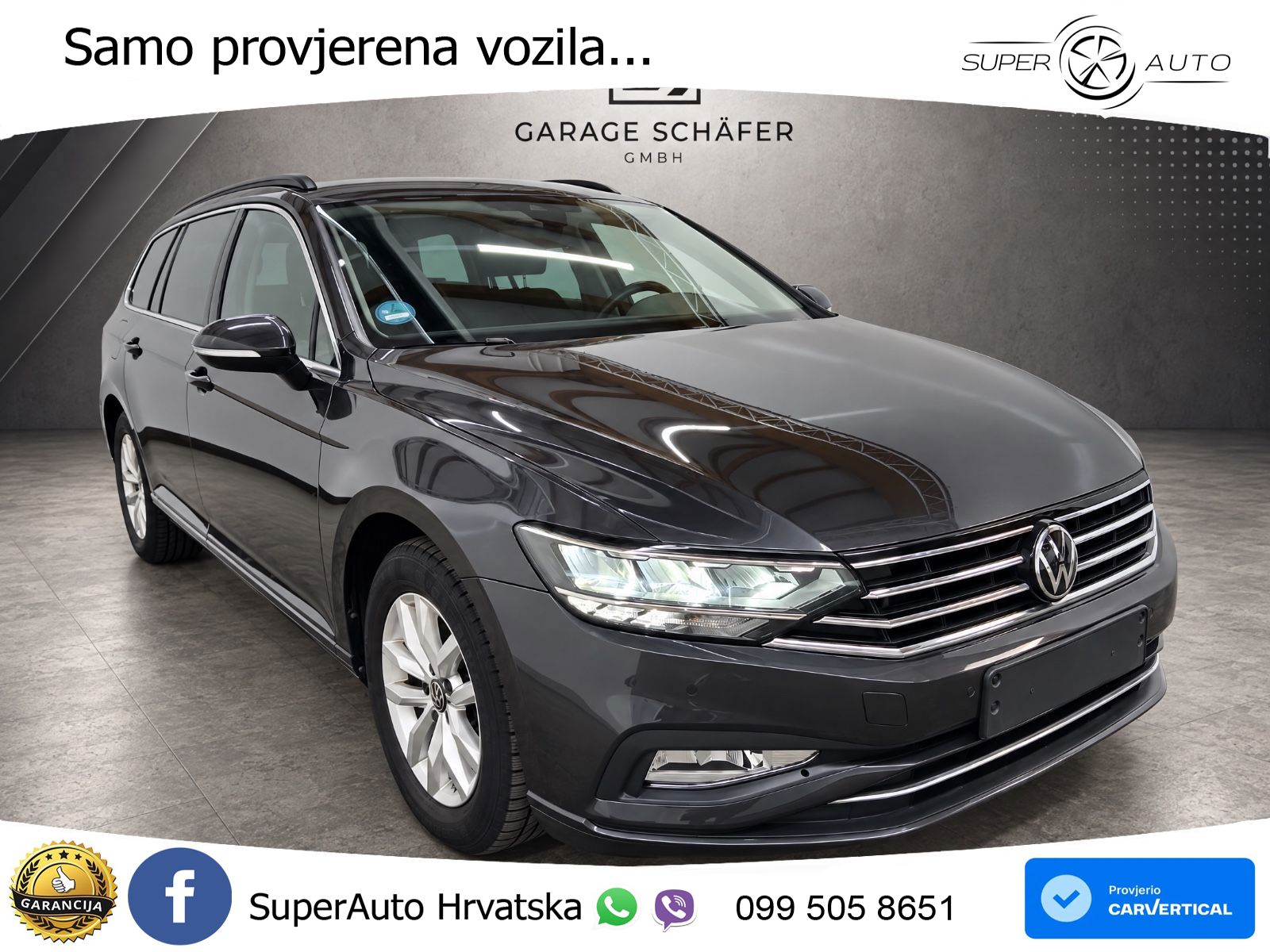 Volkswagen Passat Variant 2.0 TDI (150 KS) DSG Business LED+GR SJED+ACC