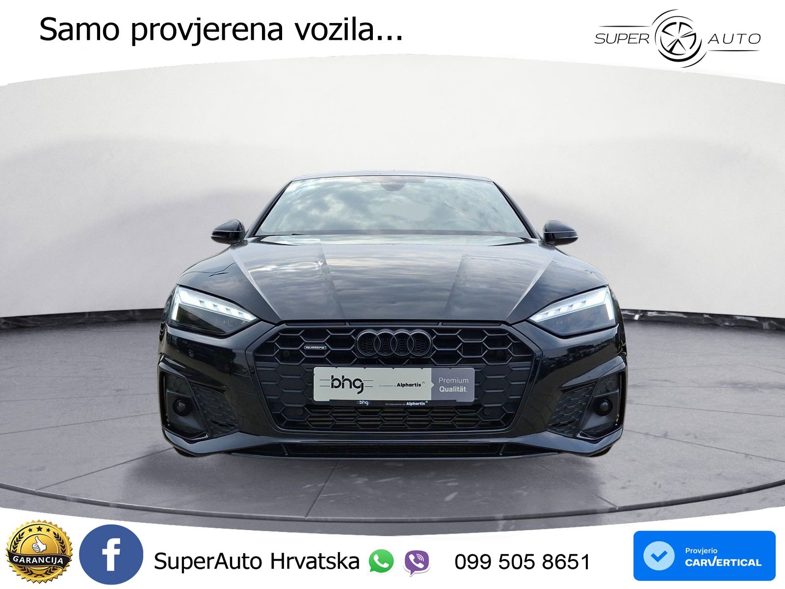 Audi A5 Sportback  40 TFSI (204 KS) quattro S tronic S line MATRIX+GR SJED+KAM