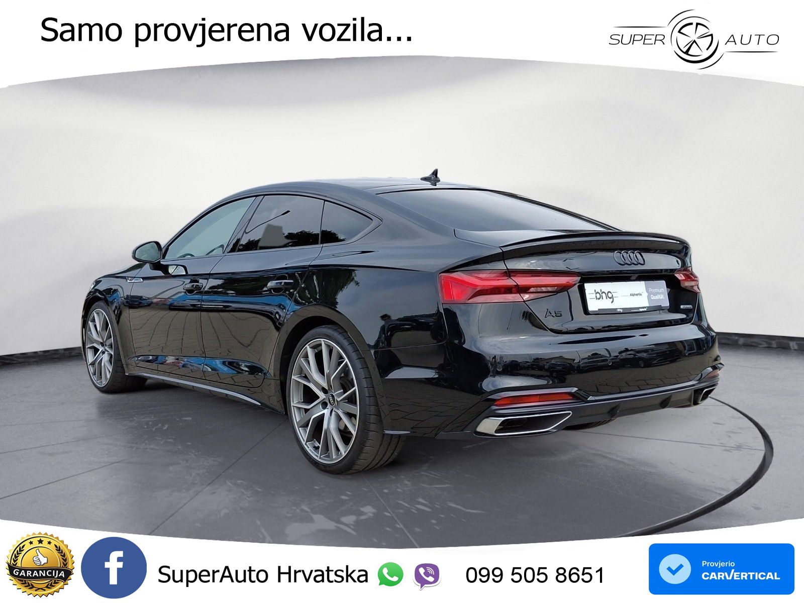 Audi A5 Sportback  40 TFSI (204 KS) quattro S tronic S line MATRIX+GR SJED+KAM