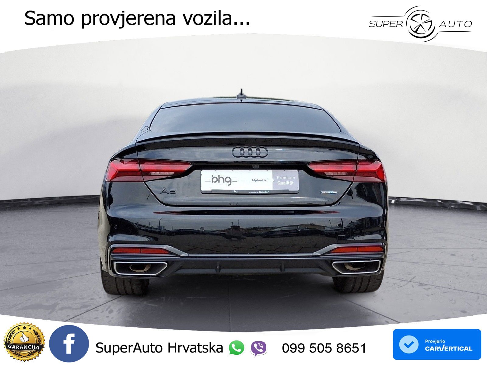 Audi A5 Sportback  40 TFSI (204 KS) quattro S tronic S line MATRIX+GR SJED+KAM