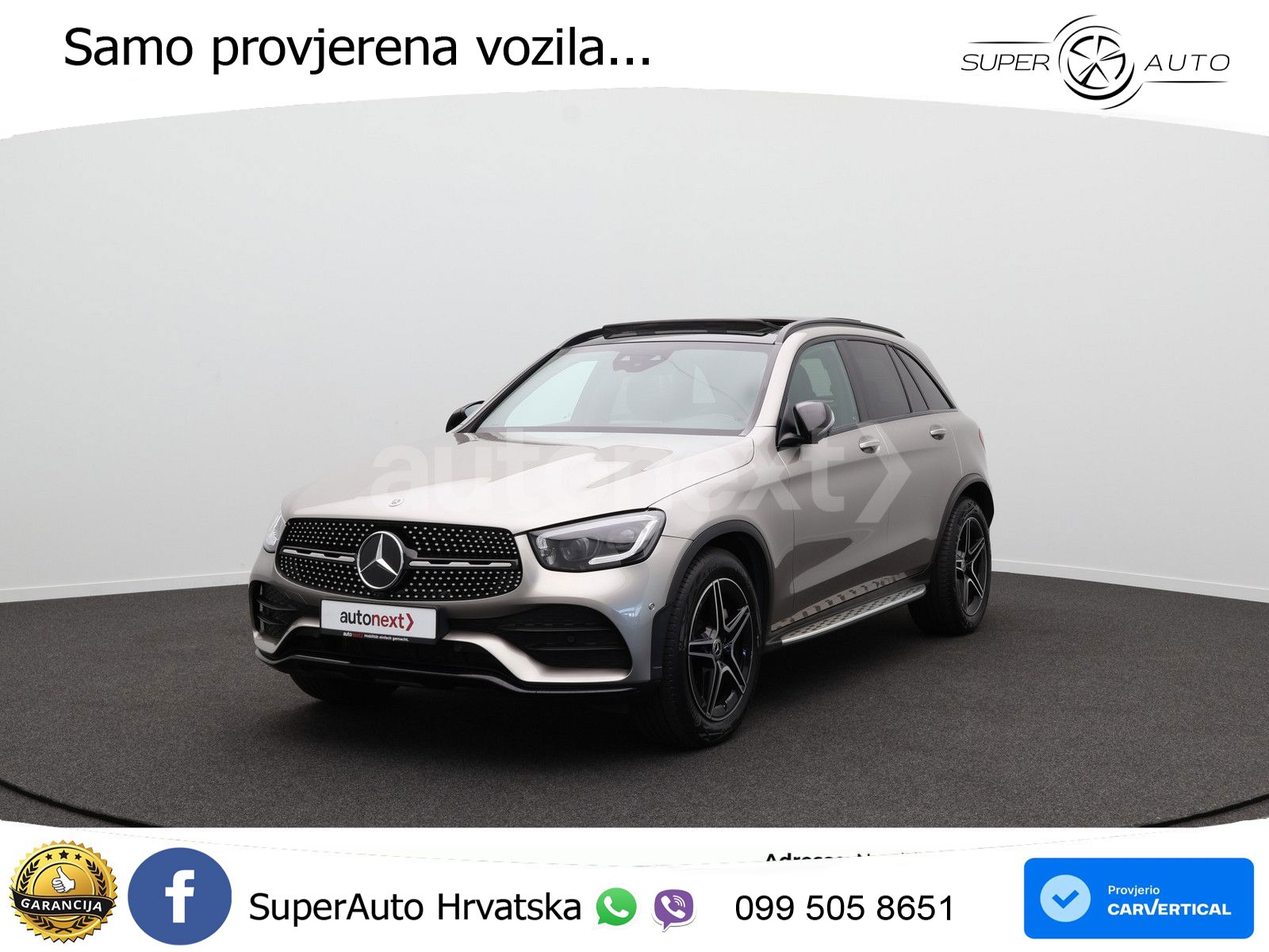 Mercedes GLC 220d (194 KS) 4MATIC G-TRONIC AMG ACC+GR SJED+360+PANO