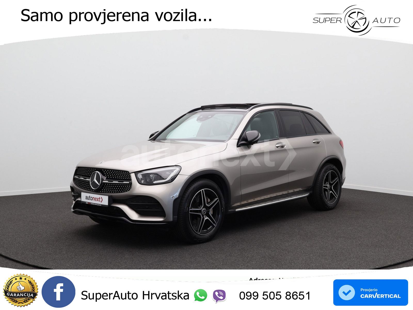 Mercedes GLC 220d (194 KS) 4MATIC G-TRONIC AMG ACC+GR SJED+360+PANO