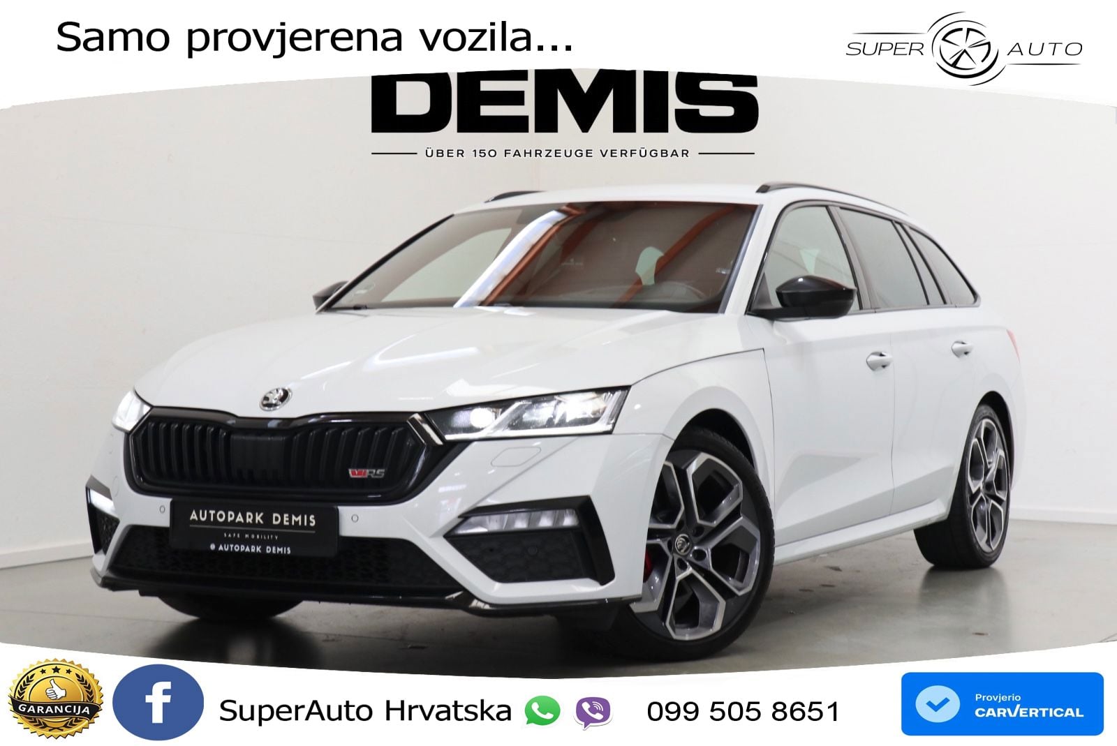 Škoda Octavia Combi RS 2.0 TDI (200 KS) DSG LED+GR SJED+ACC