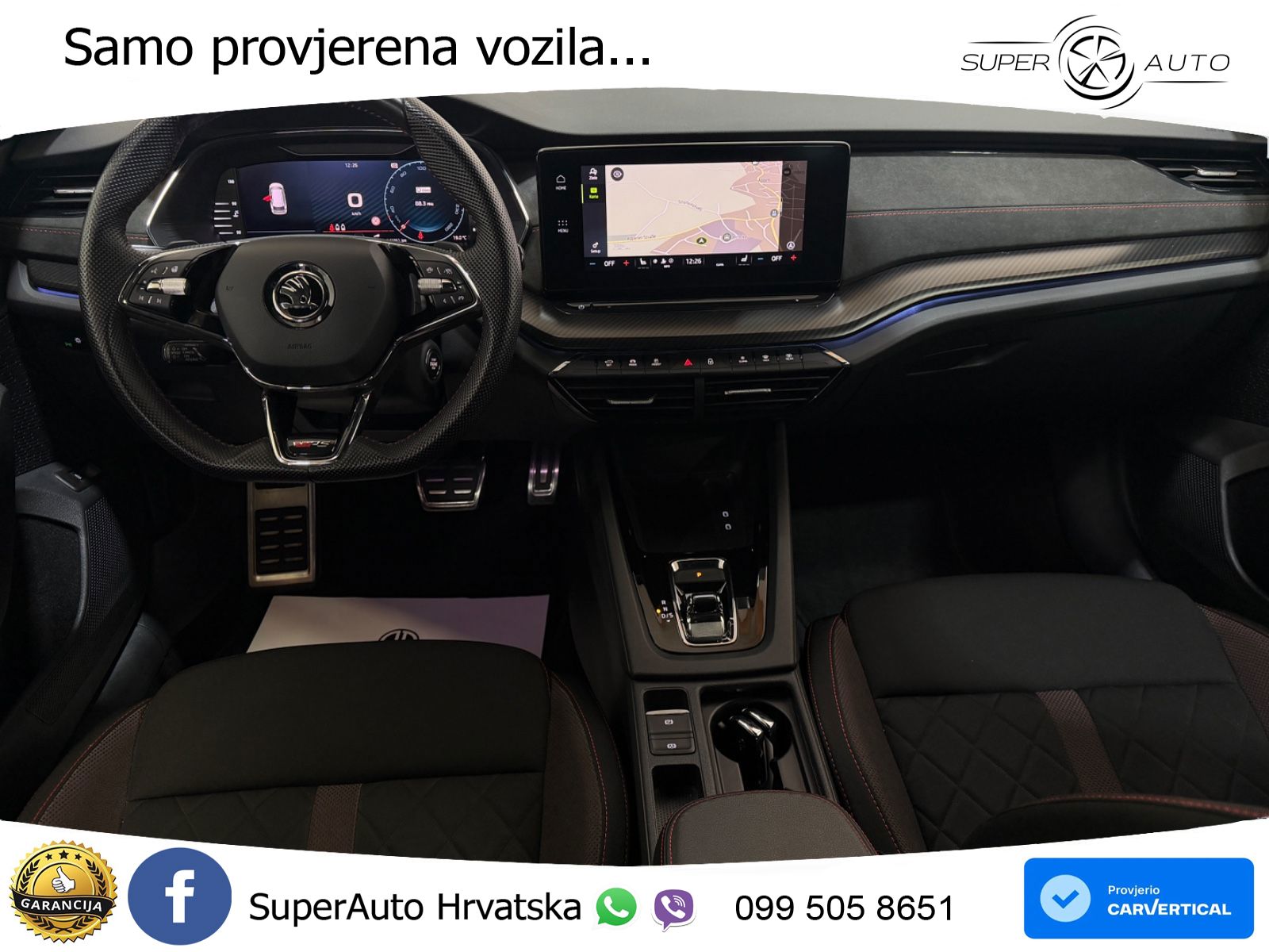 Škoda Octavia Combi RS 2.0 TDI (200 KS) DSG LED+GR SJED+ACC