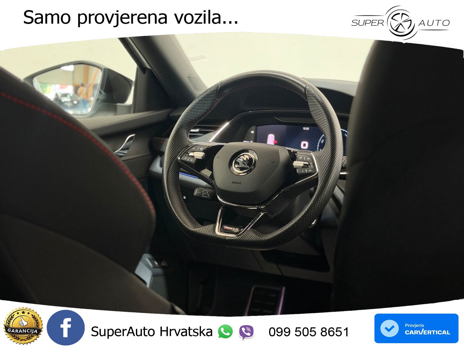 Škoda Octavia Combi RS 2.0 TDI (200 KS) DSG LED+GR SJED+ACC
