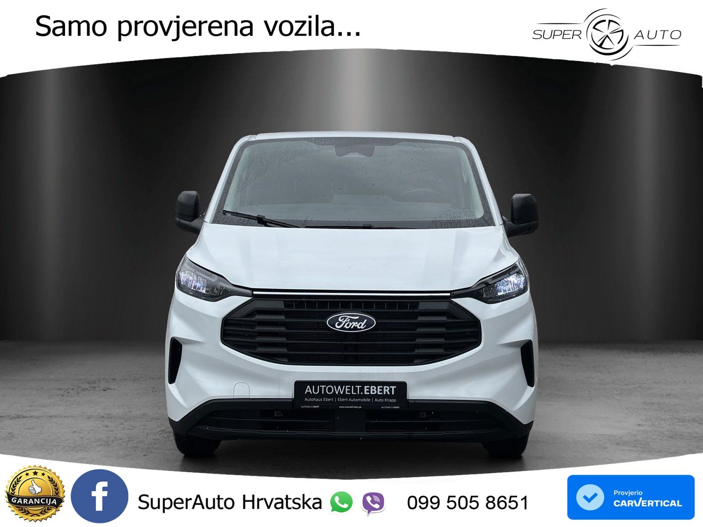 Ford Transit Custom Trend 280L2 LED GJR Klimaautomat. 136 KS