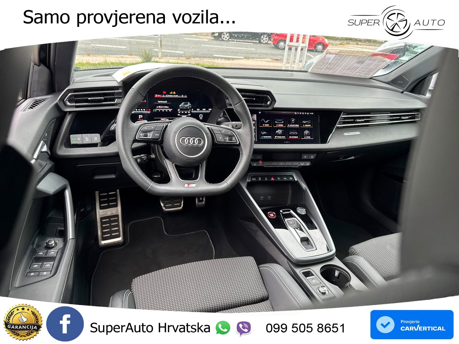Audi S3 Limuzina 2.0 TFSI (333 KS) quattro S tronic LED+GR SJED+ACC