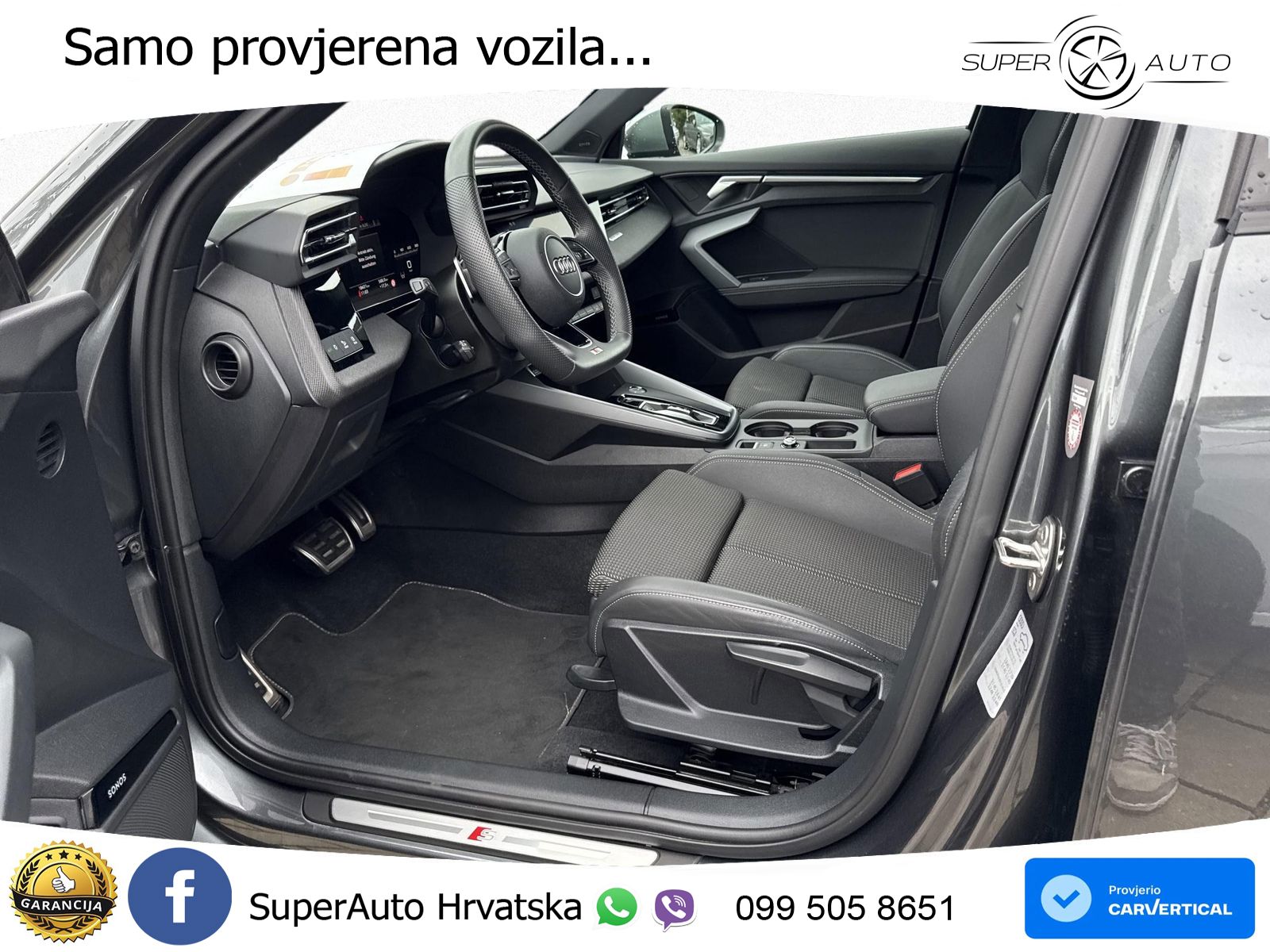 Audi S3 Limuzina 2.0 TFSI (333 KS) quattro S tronic LED+GR SJED+ACC