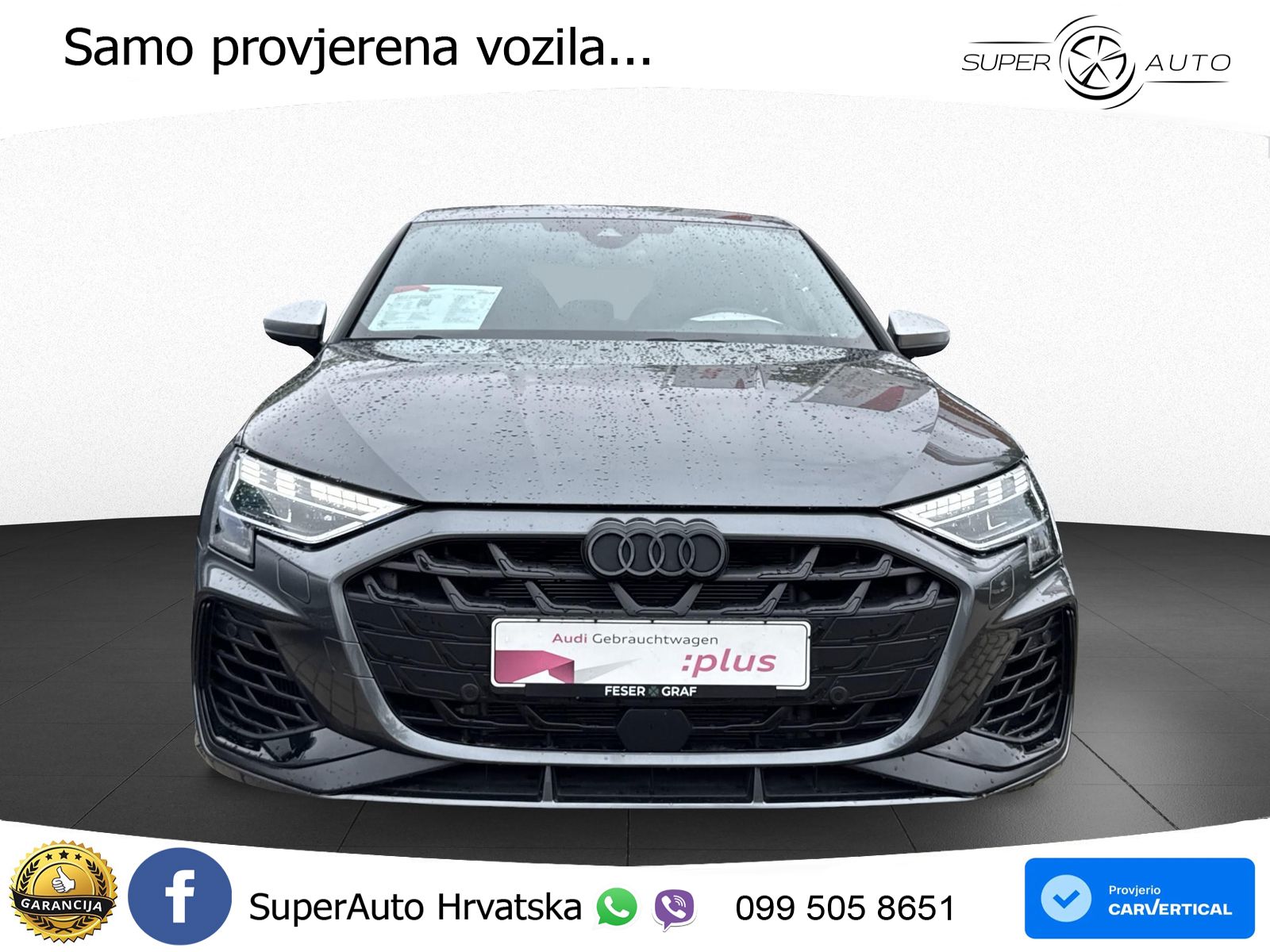 Audi S3 Limuzina 2.0 TFSI (333 KS) quattro S tronic LED+GR SJED+ACC