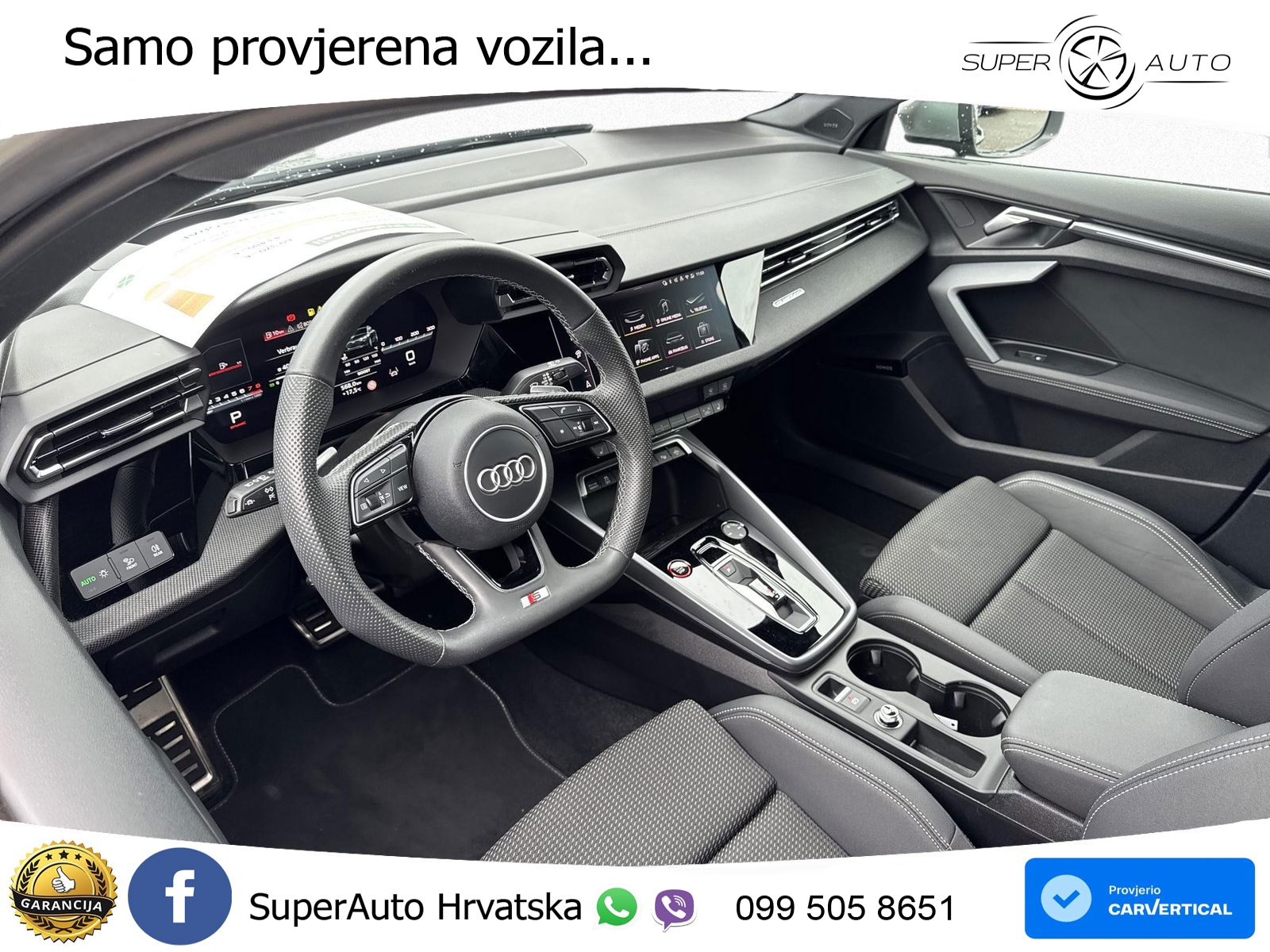 Audi S3 Limuzina 2.0 TFSI (333 KS) quattro S tronic LED+GR SJED+ACC