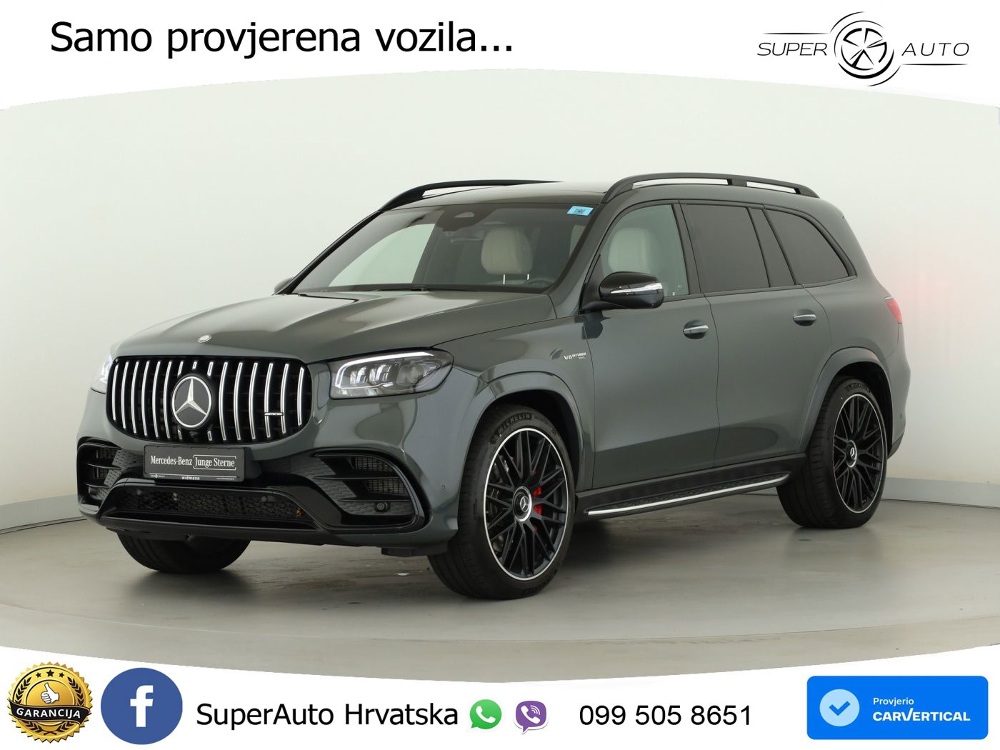 Mercedes-Benz GLS AMG GLS 63 V8 EQ Boost 4MATIC+ AMG SPEEDSHIFT TCT 9G ACC+HEAD+4xGR SJED+360+PANO