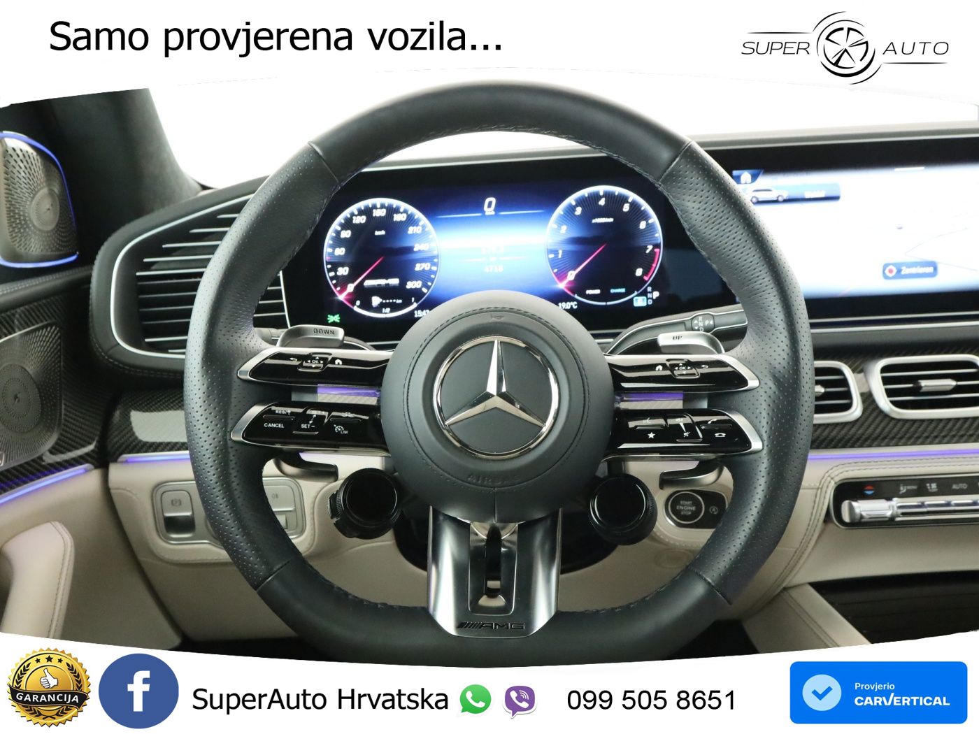 Mercedes-Benz GLS AMG GLS 63 V8 EQ Boost 4MATIC+ AMG SPEEDSHIFT TCT 9G ACC+HEAD+4xGR SJED+360+PANO