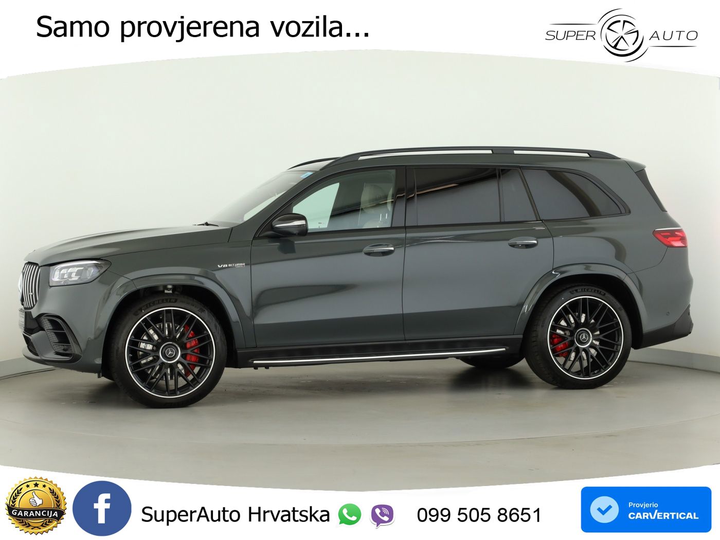 Mercedes-Benz GLS AMG GLS 63 V8 EQ Boost 4MATIC+ AMG SPEEDSHIFT TCT 9G ACC+HEAD+4xGR SJED+360+PANO