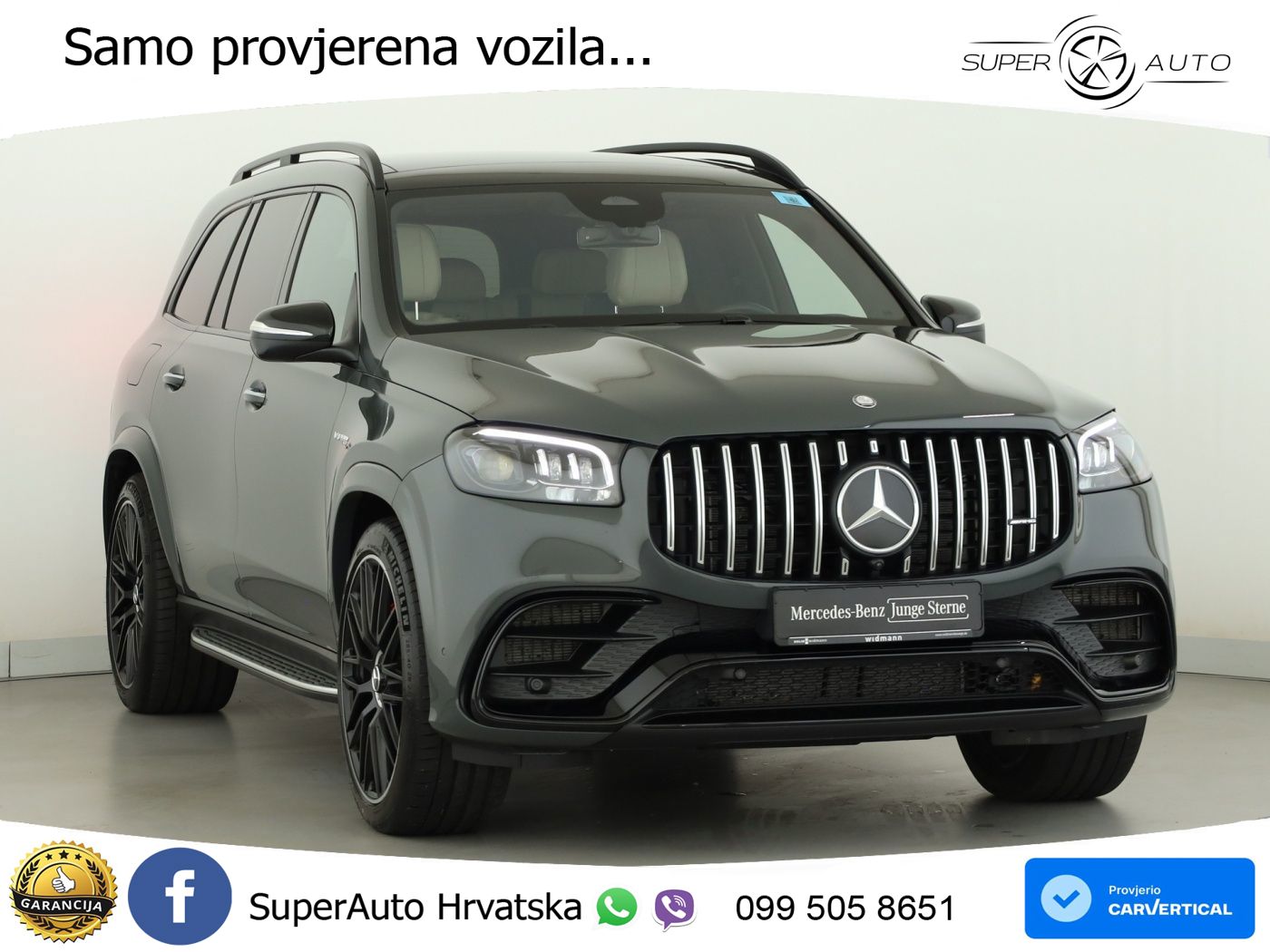 Mercedes-Benz GLS AMG GLS 63 V8 EQ Boost 4MATIC+ AMG SPEEDSHIFT TCT 9G ACC+HEAD+4xGR SJED+360+PANO