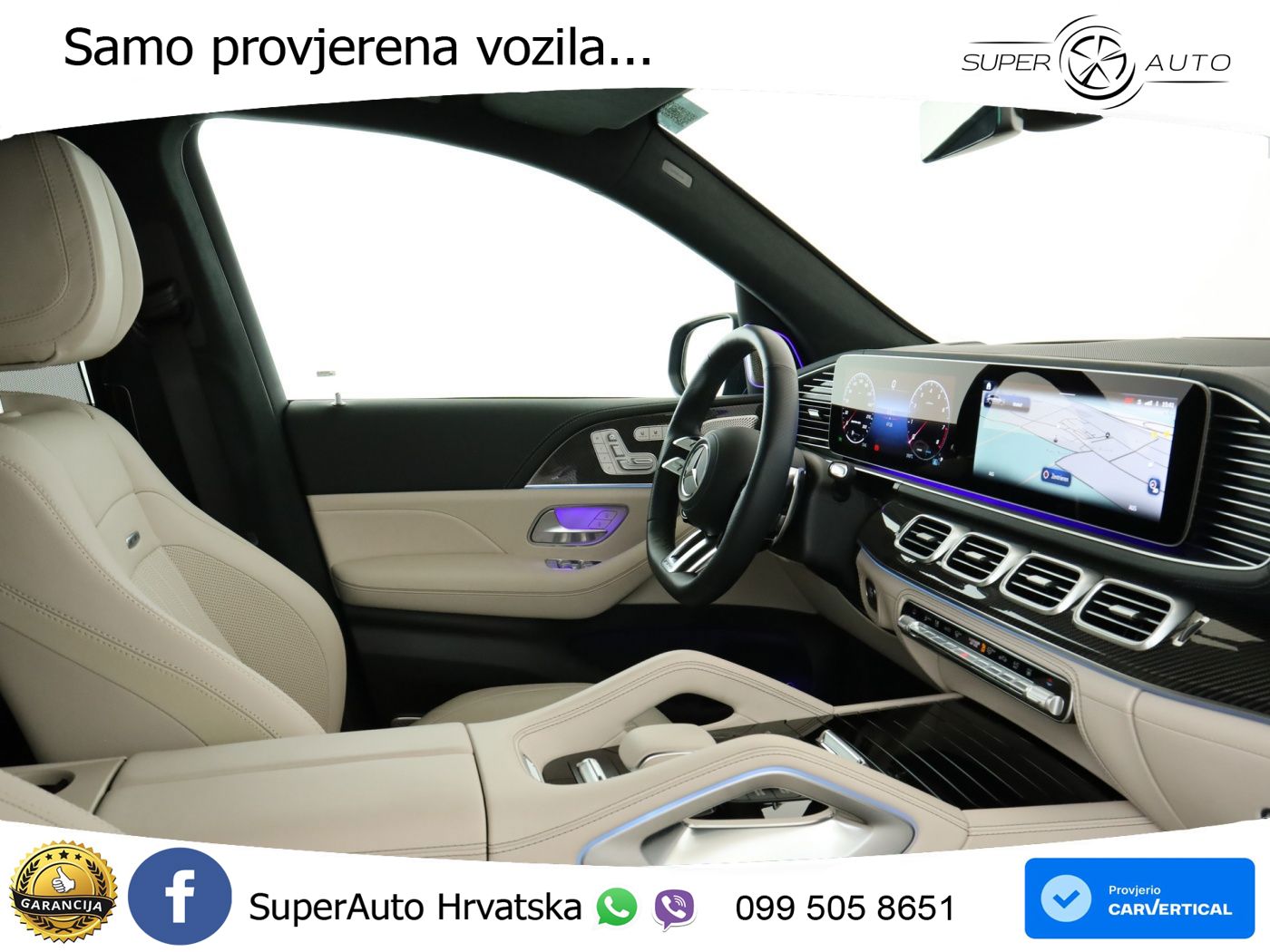 Mercedes-Benz GLS AMG GLS 63 V8 EQ Boost 4MATIC+ AMG SPEEDSHIFT TCT 9G ACC+HEAD+4xGR SJED+360+PANO