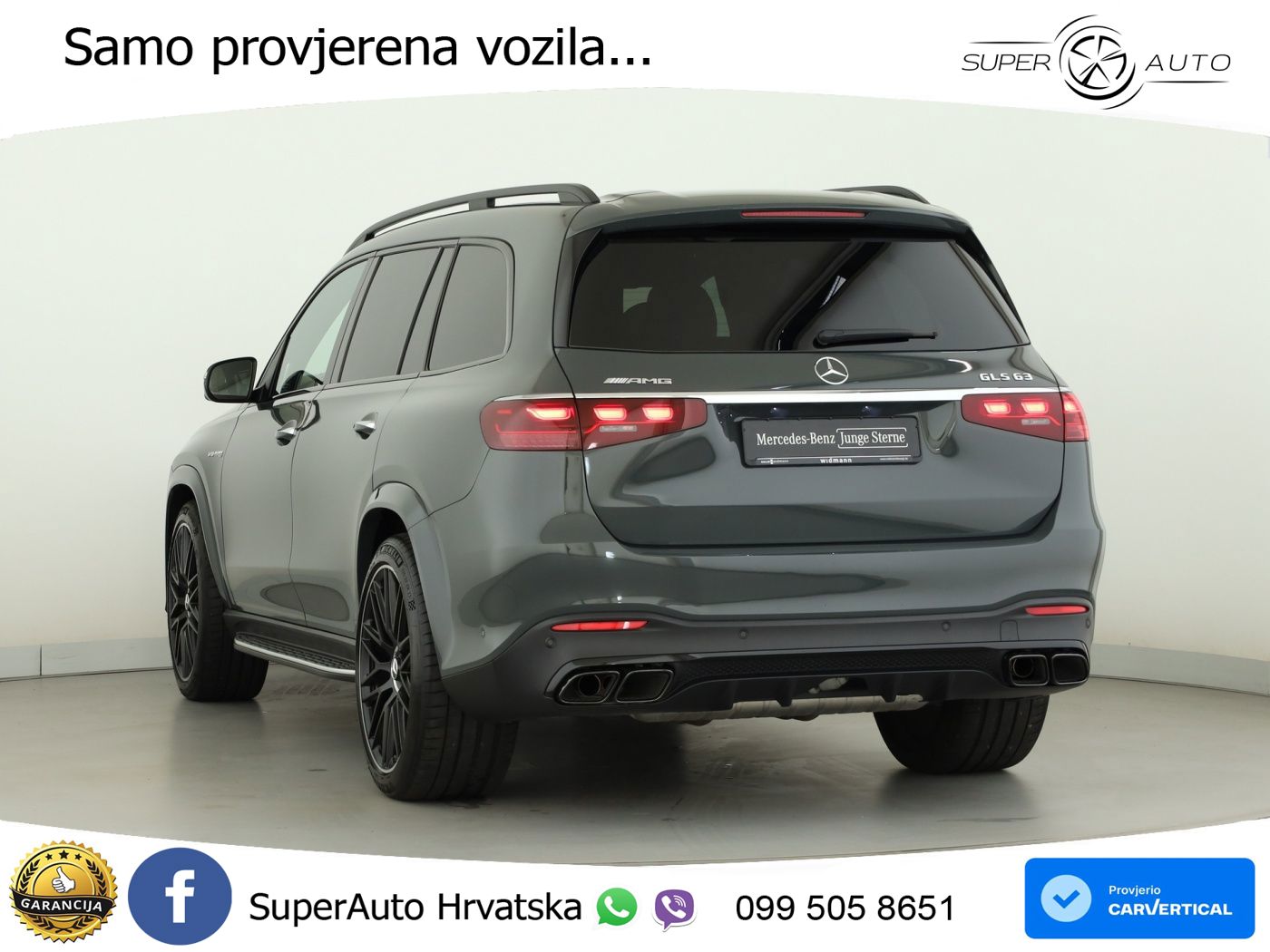 Mercedes-Benz GLS AMG GLS 63 V8 EQ Boost 4MATIC+ AMG SPEEDSHIFT TCT 9G ACC+HEAD+4xGR SJED+360+PANO