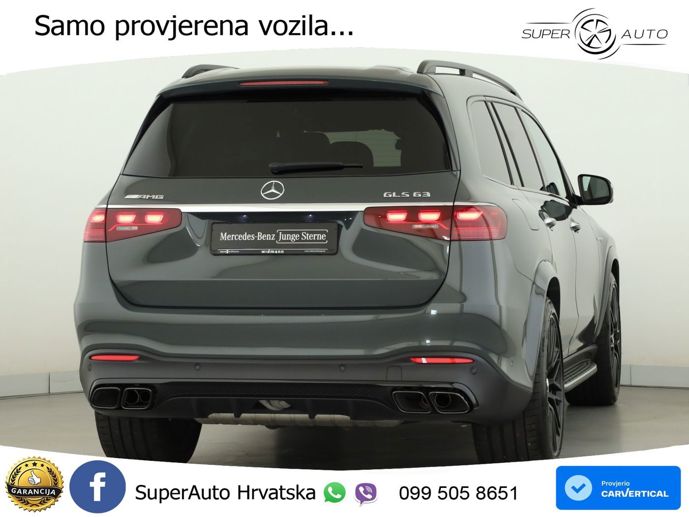 Mercedes-Benz GLS AMG GLS 63 V8 EQ Boost 4MATIC+ AMG SPEEDSHIFT TCT 9G ACC+HEAD+4xGR SJED+360+PANO