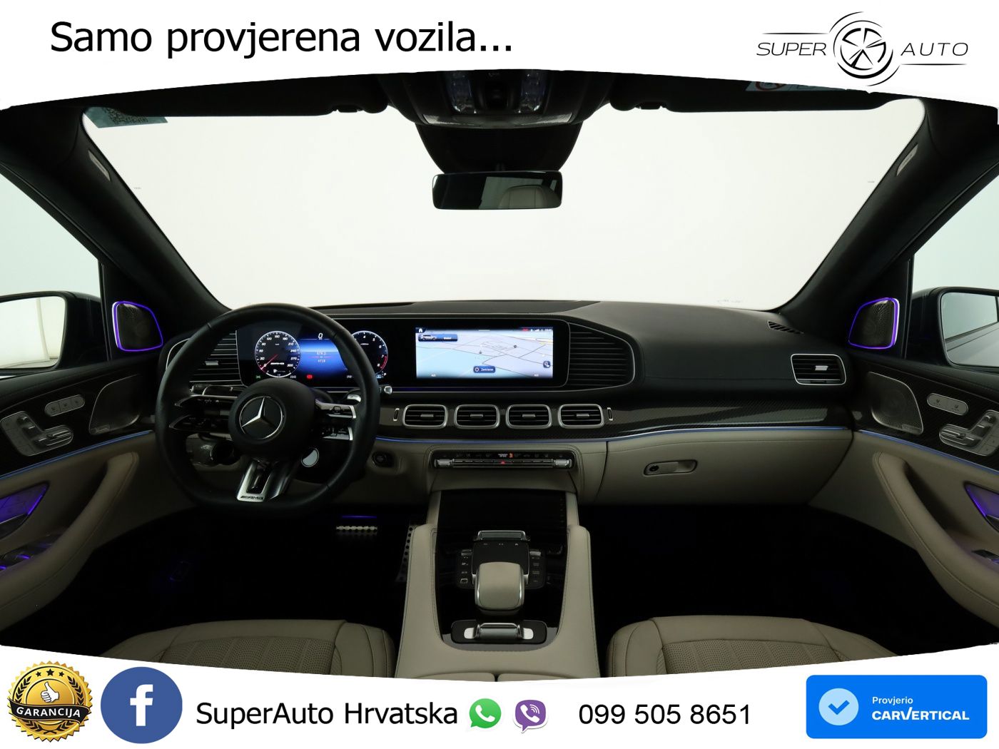 Mercedes-Benz GLS AMG GLS 63 V8 EQ Boost 4MATIC+ AMG SPEEDSHIFT TCT 9G ACC+HEAD+4xGR SJED+360+PANO