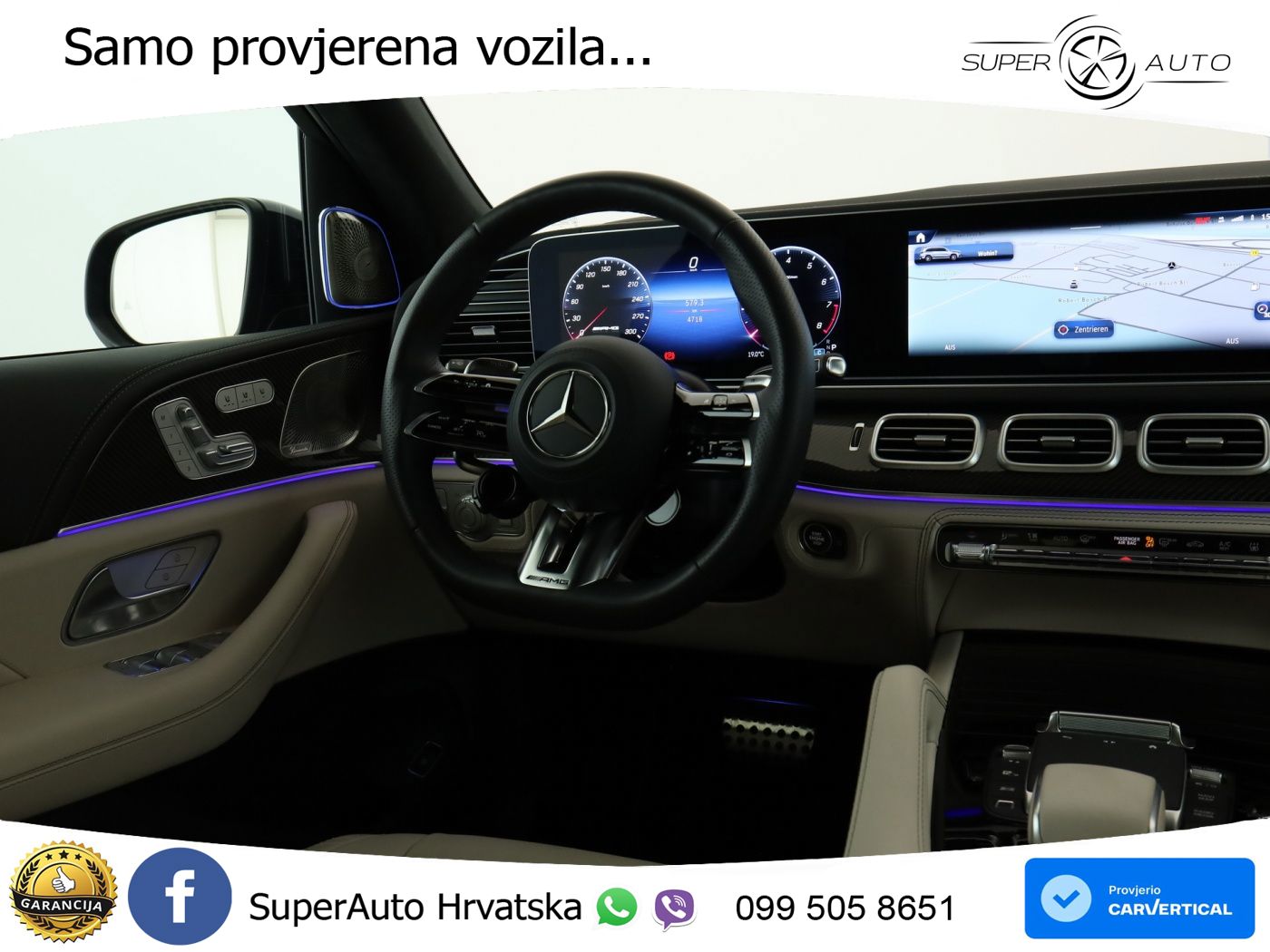 Mercedes-Benz GLS AMG GLS 63 V8 EQ Boost 4MATIC+ AMG SPEEDSHIFT TCT 9G ACC+HEAD+4xGR SJED+360+PANO