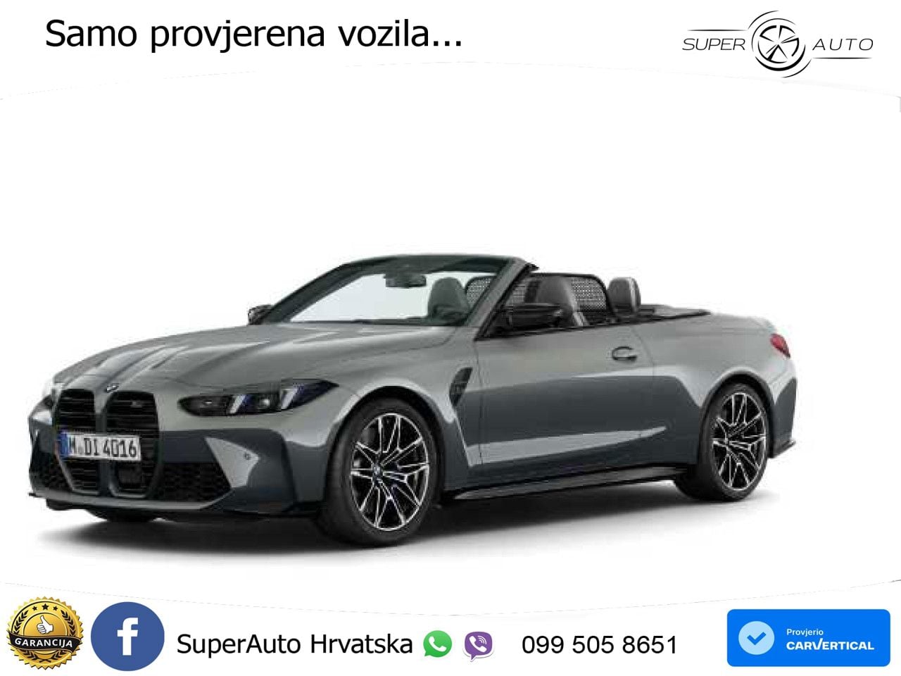 BMW M4 Convertible Competition 3.0 (530 KS) xDrive Steptronic LED+GR SJED+ACC