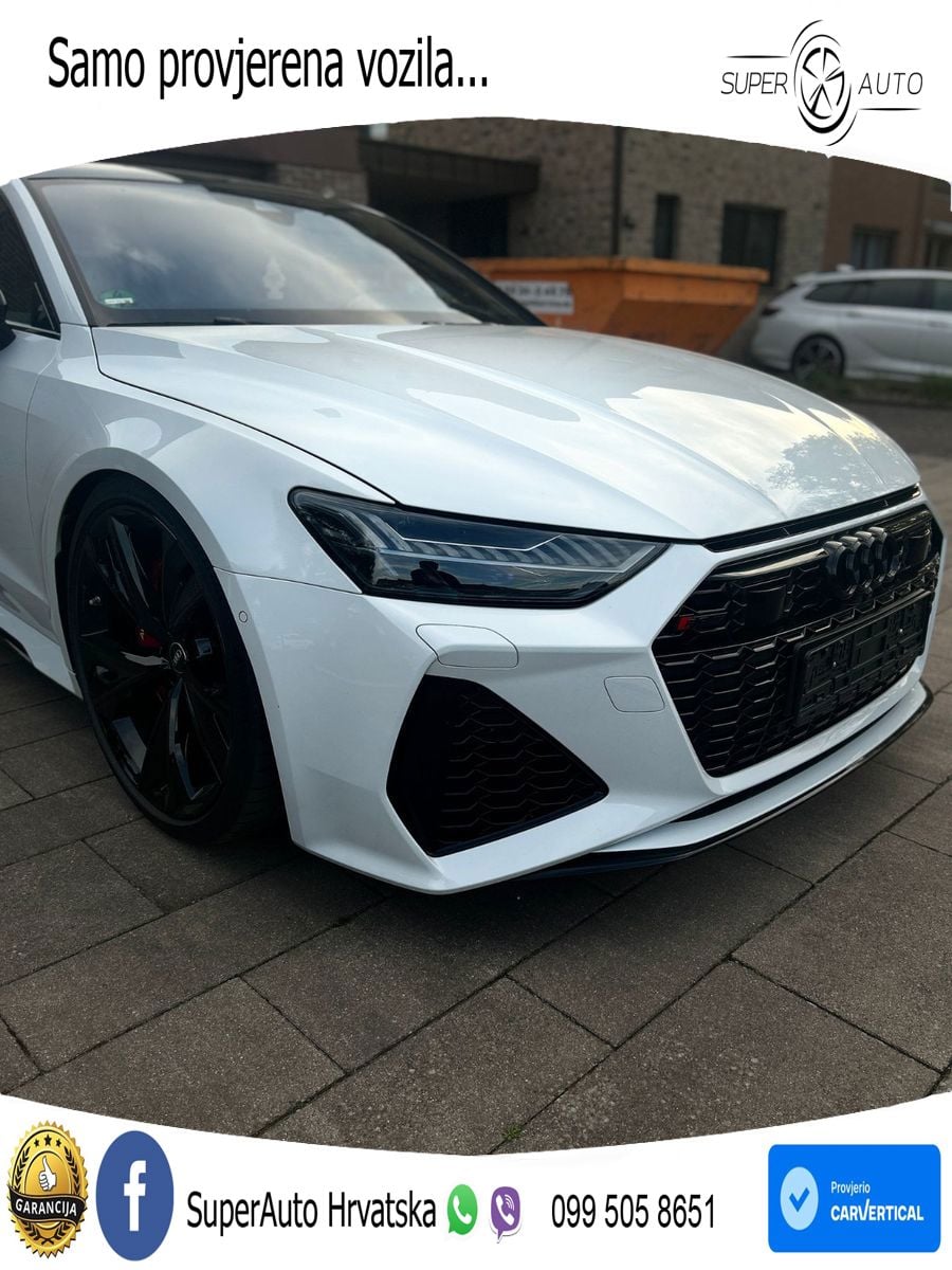 Audi RS7 4.0 TFSI V8 (600 KS) quattro tiptronic LED+GR SJED+ACC