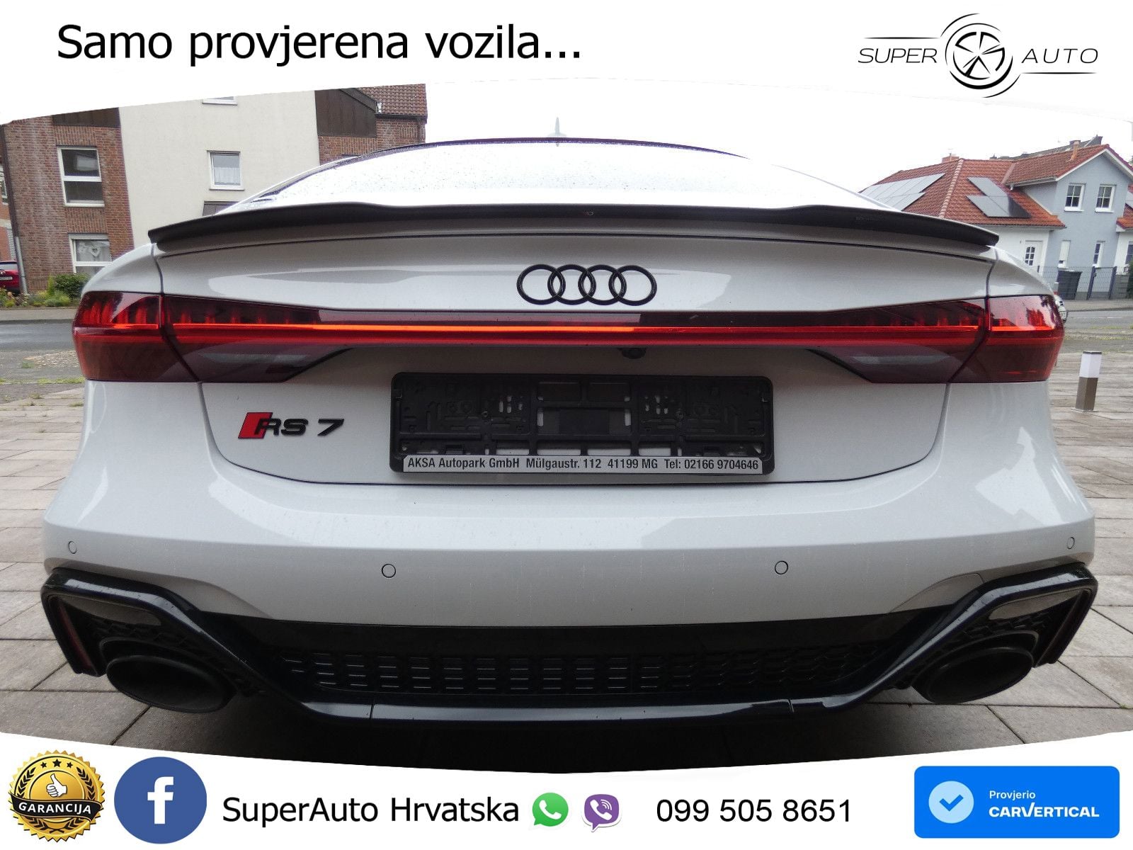 Audi RS7 4.0 TFSI V8 (600 KS) quattro tiptronic LED+GR SJED+ACC