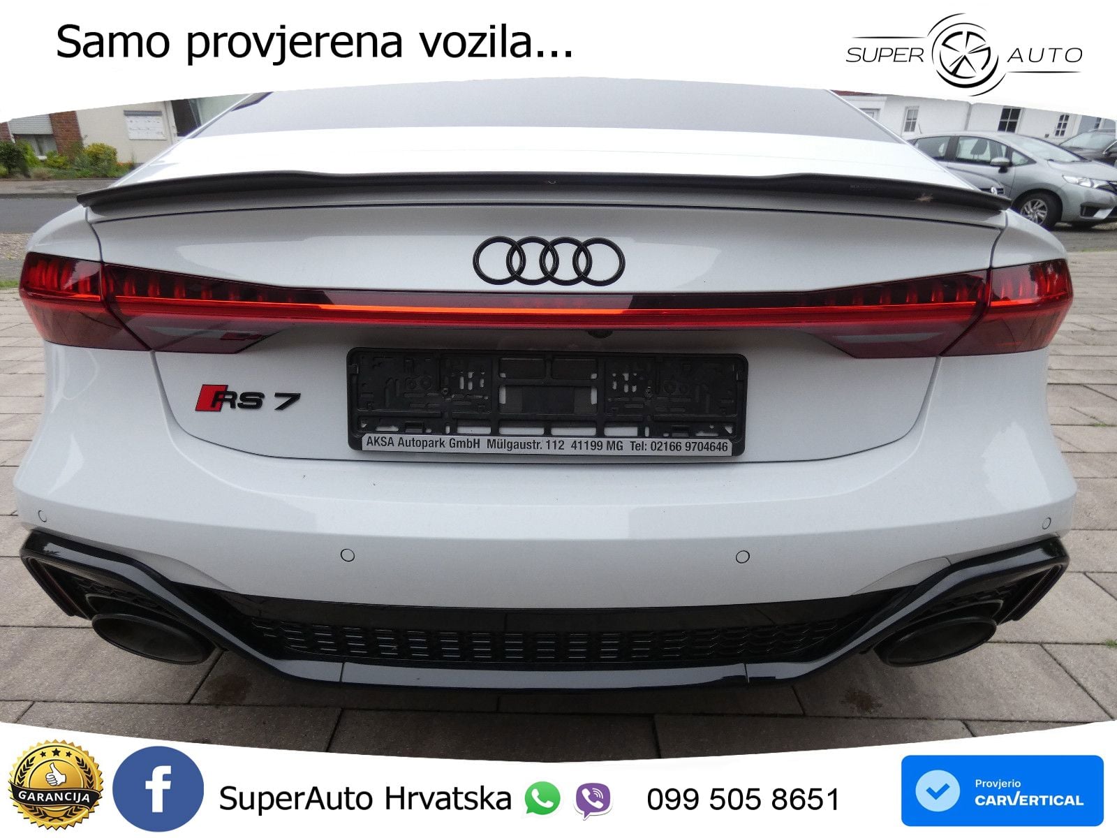 Audi RS7 4.0 TFSI V8 (600 KS) quattro tiptronic LED+GR SJED+ACC