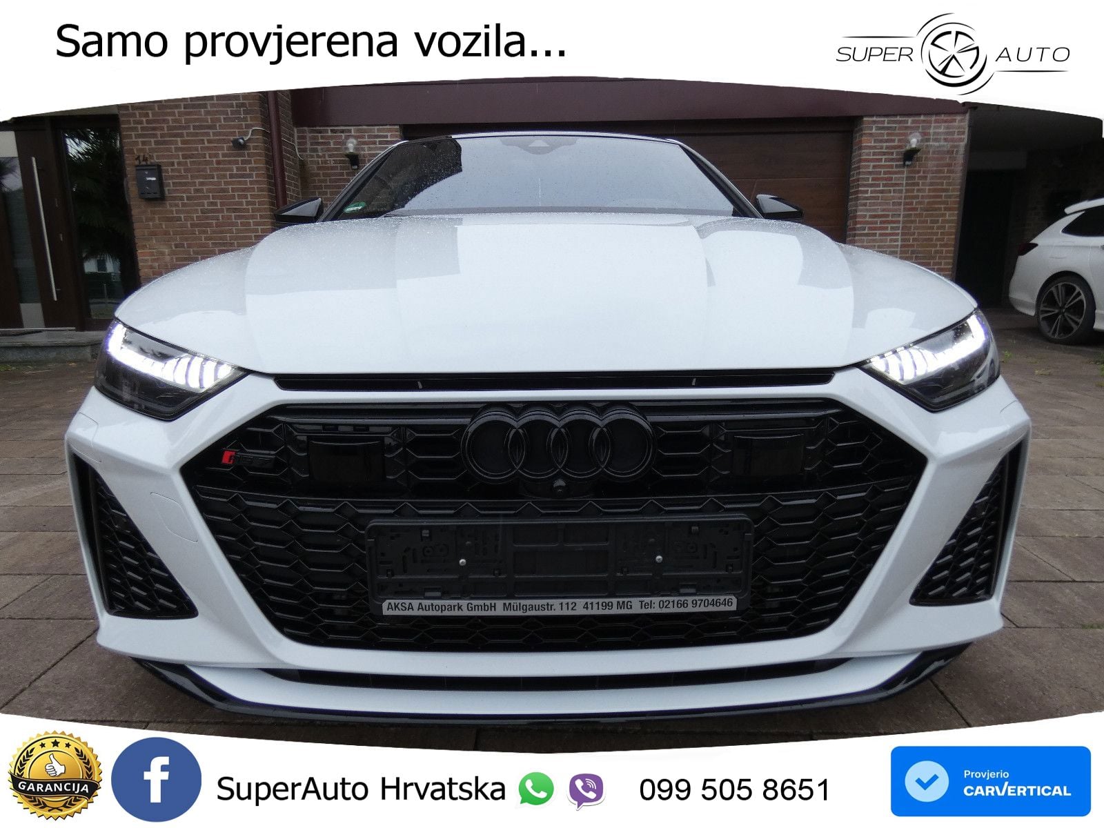 Audi RS7 4.0 TFSI V8 (600 KS) quattro tiptronic LED+GR SJED+ACC