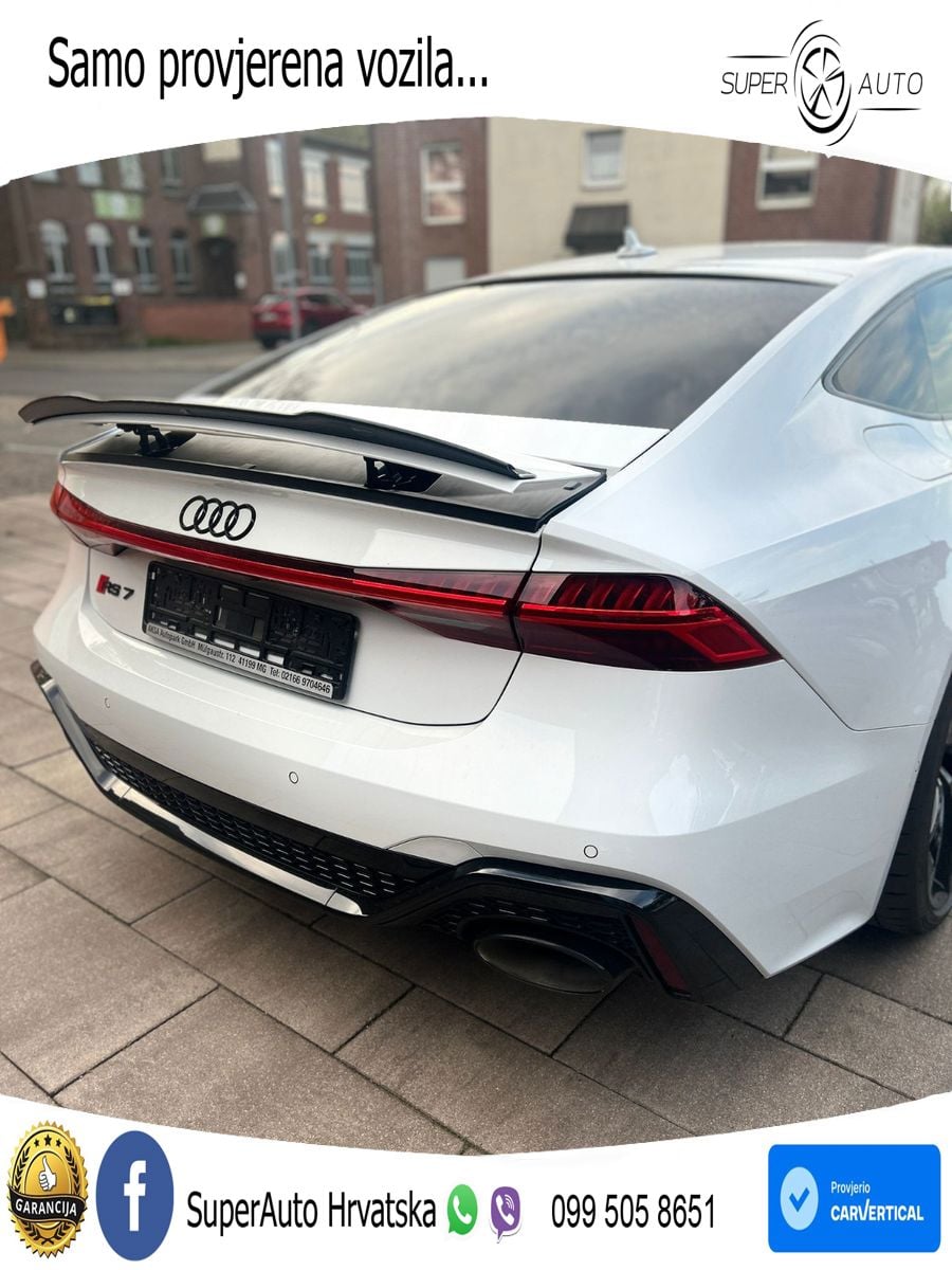 Audi RS7 4.0 TFSI V8 (600 KS) quattro tiptronic LED+GR SJED+ACC